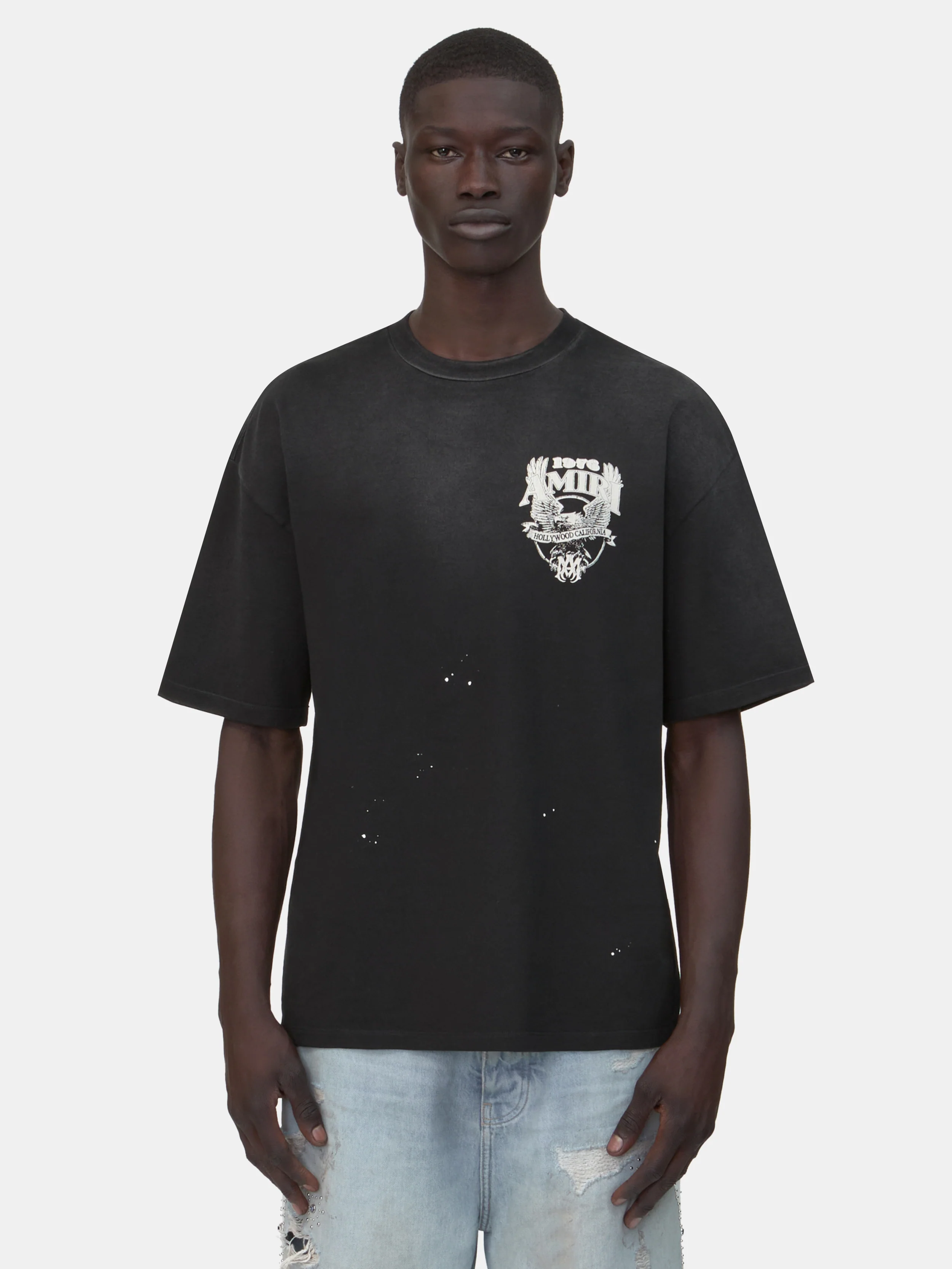 AMIRI EAGLE OVERSIZED TEE - Black - Image 3