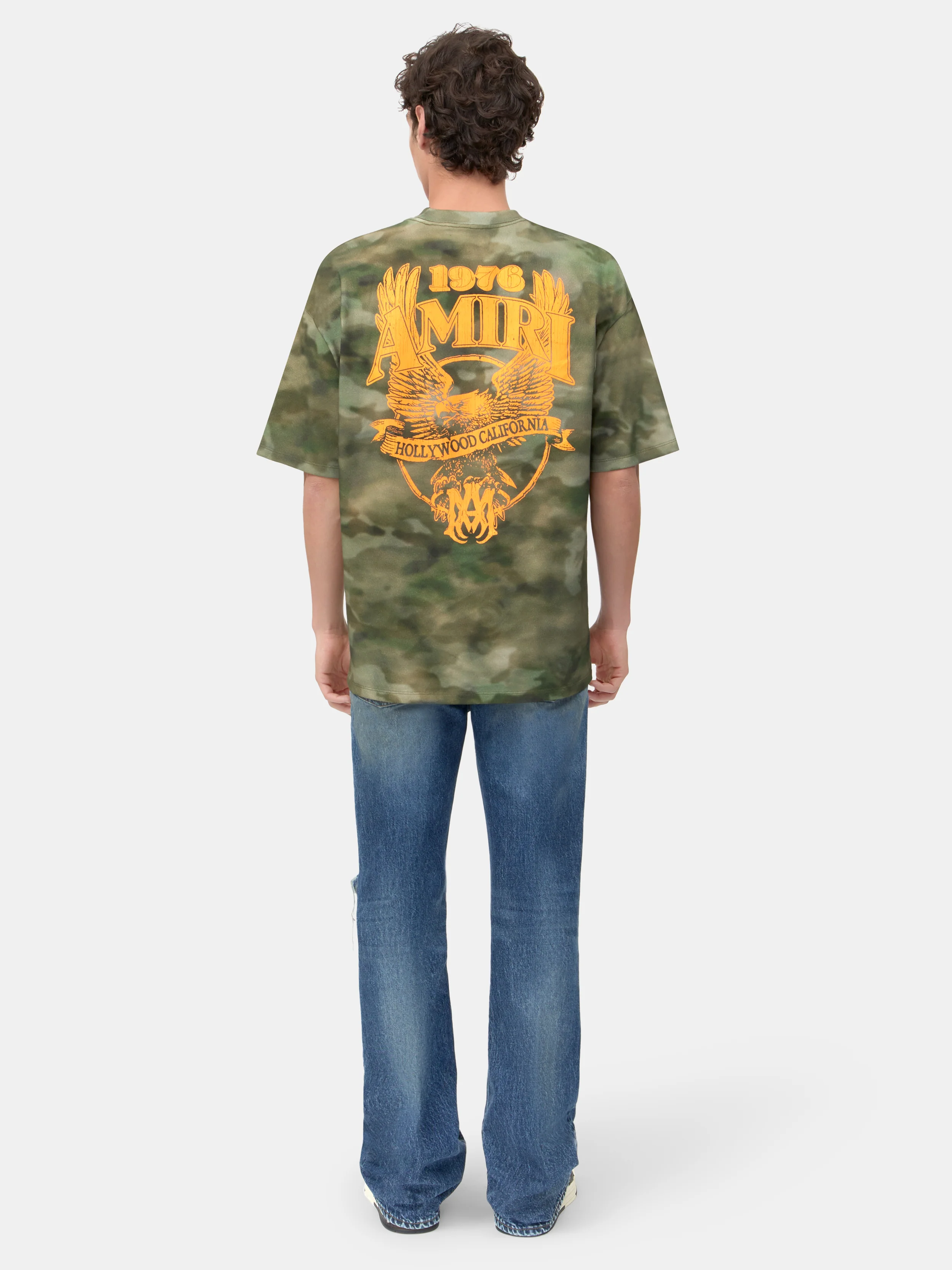 AMIRI EAGLE OVERSIZED TEE - Camo - Image 4