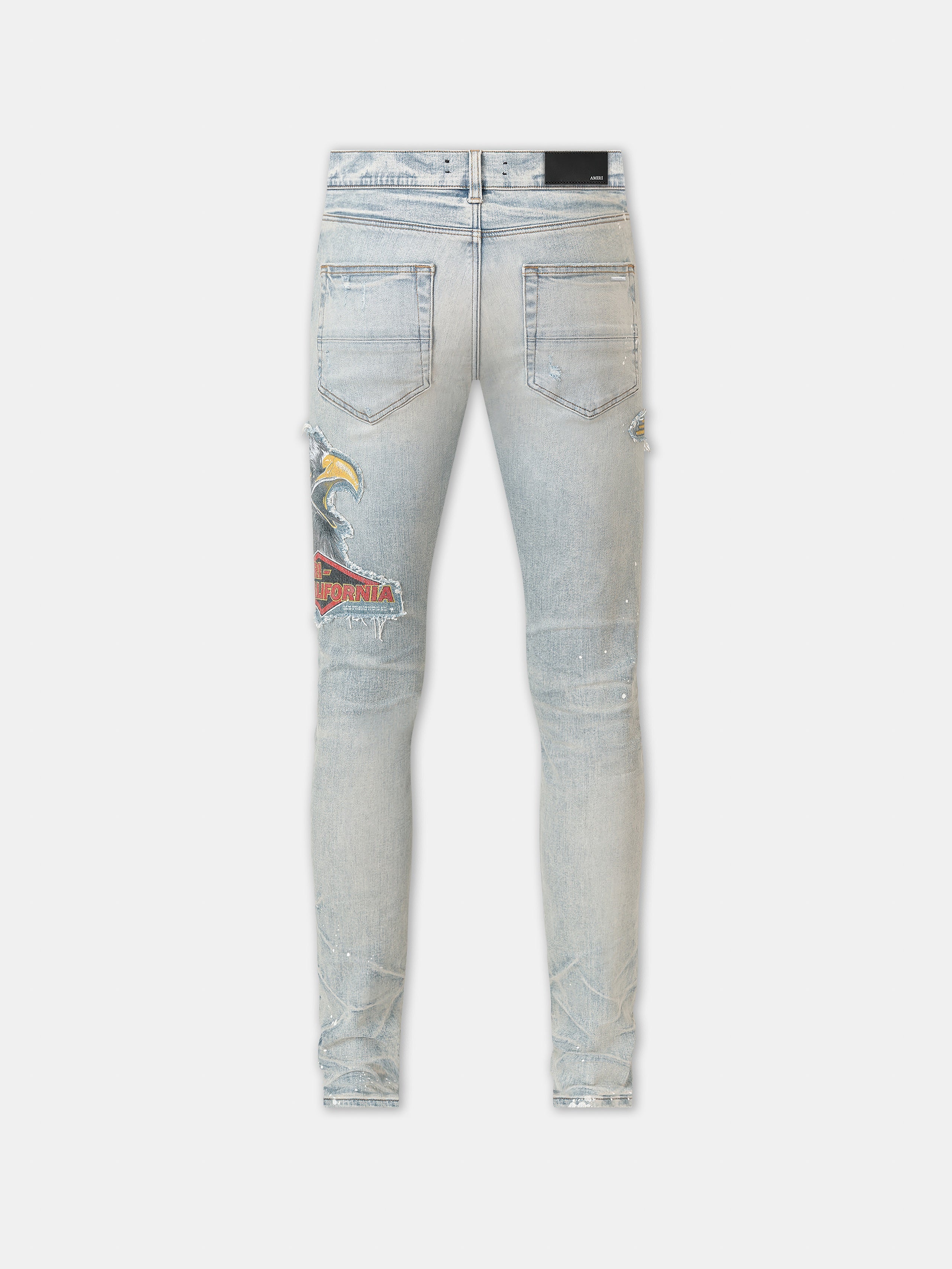 AMIRI EAGLE THRASHER JEAN - Perfect Antique Indigo - Image 3