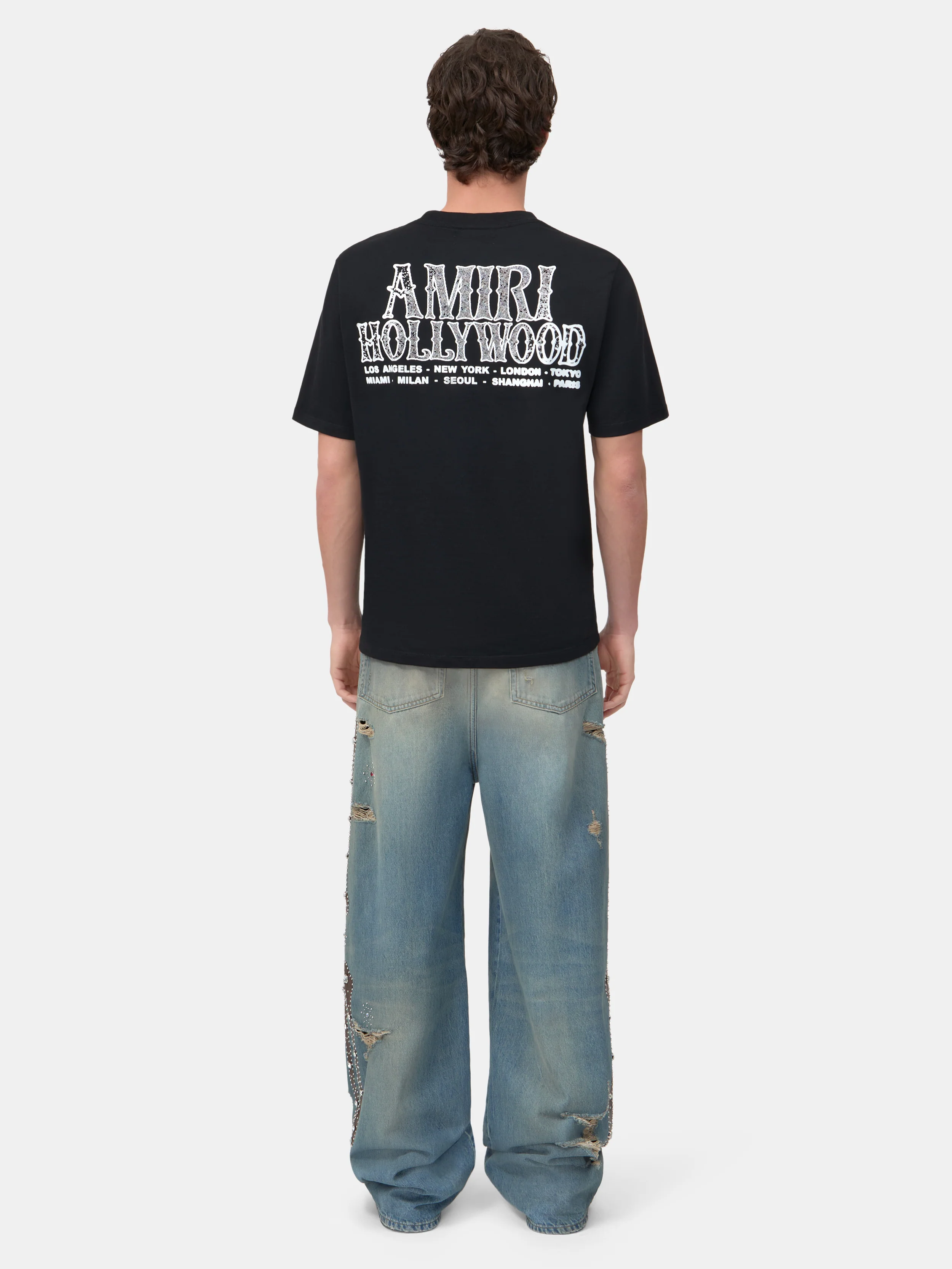 AMIRI HOLLYWOOD CITY TEE - Black - Image 4