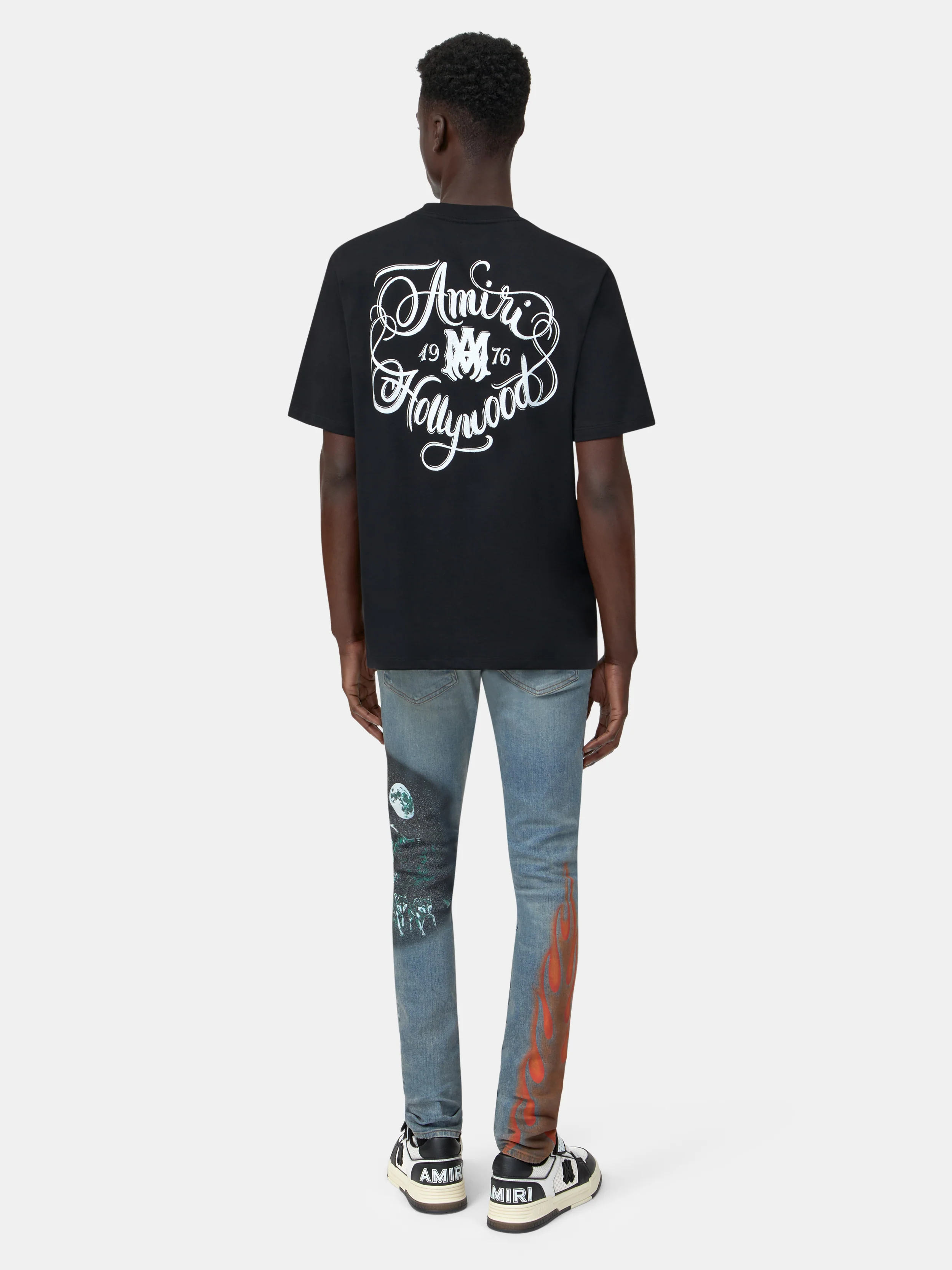 AMIRI HOLLYWOOD TEE - Black - Image 4