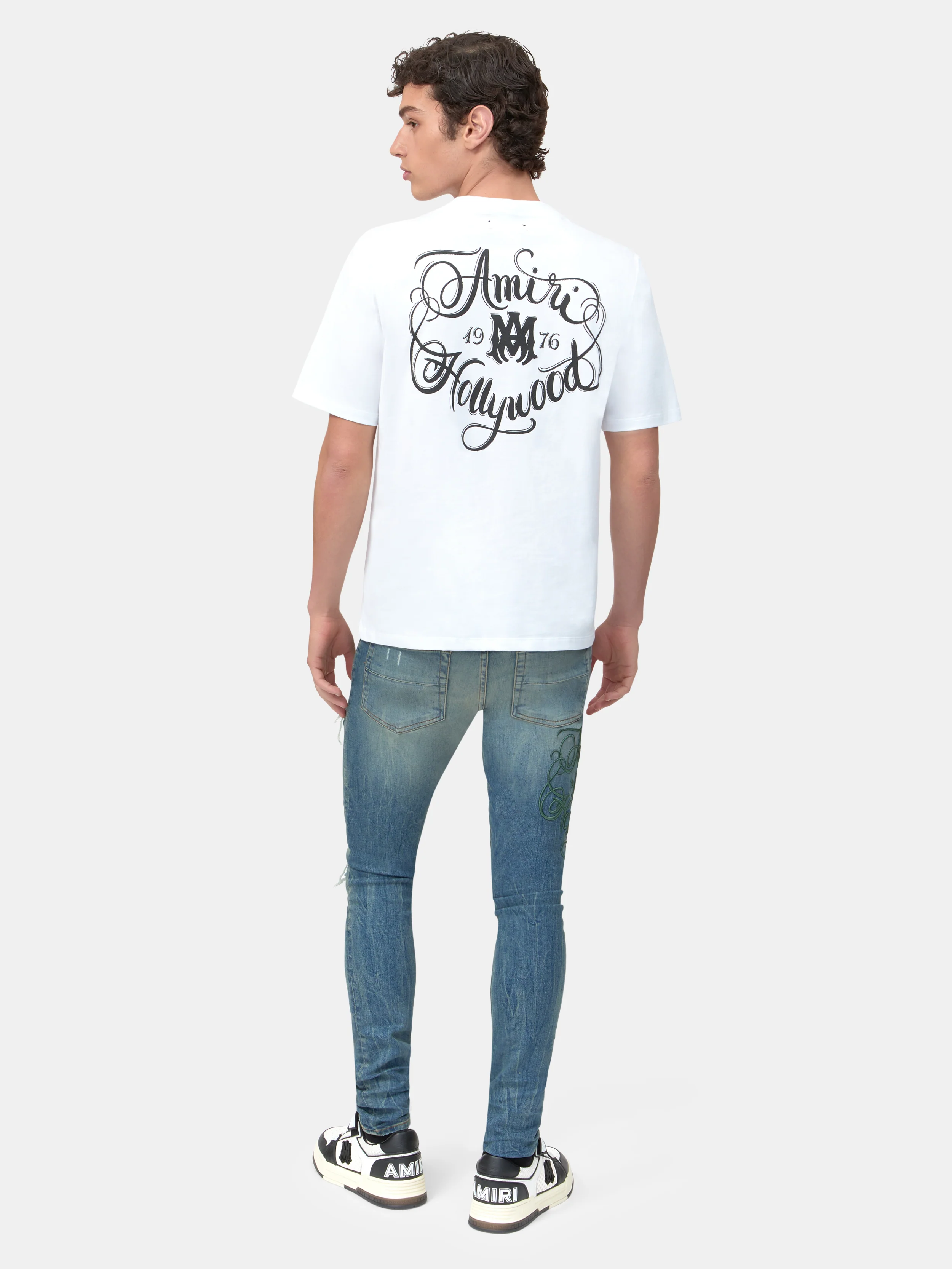 AMIRI HOLLYWOOD TEE - White - Image 4