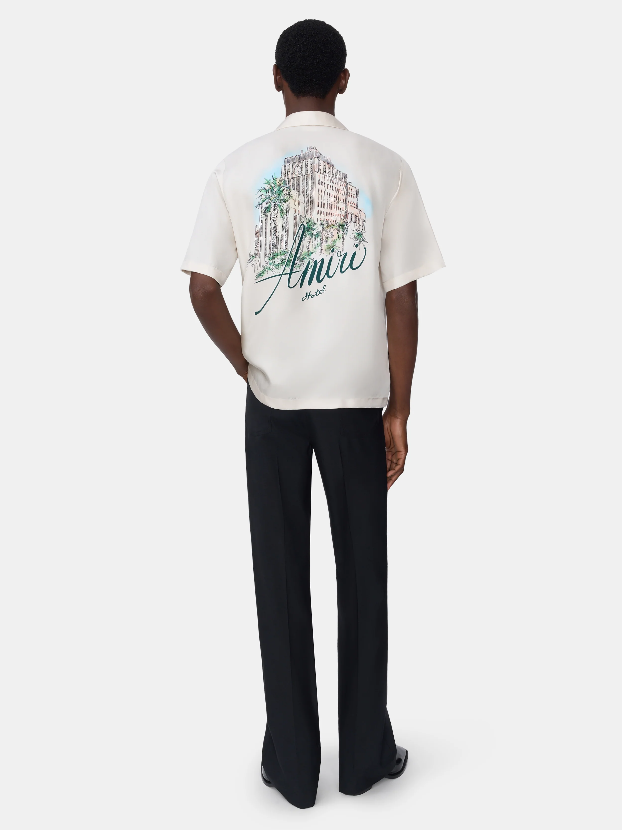 AMIRI HOTEL BOWLING SHIRT - ALABASTER - Image 4