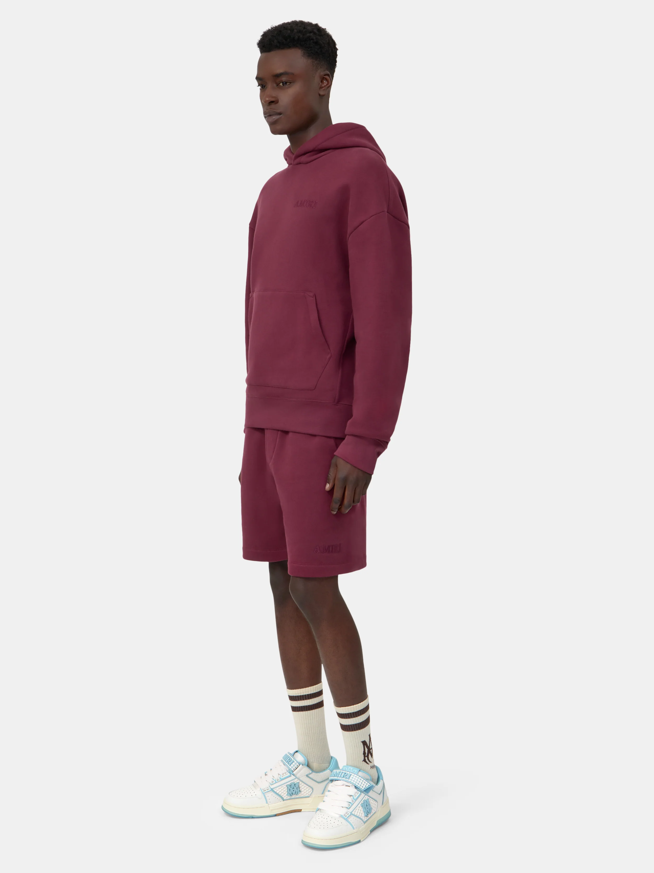 AMIRI OVERSIZED HOODIE - Aged Port - Image 3