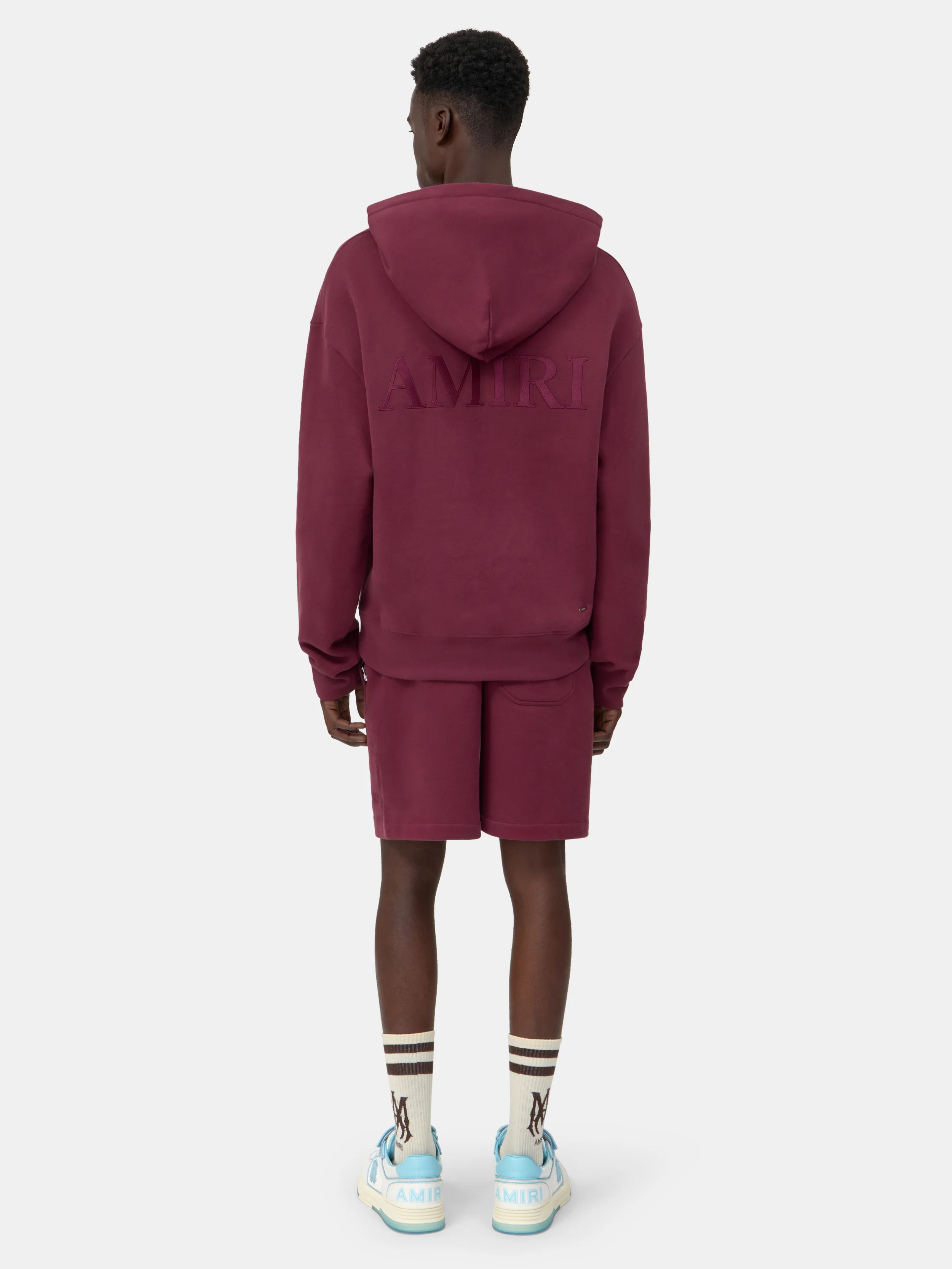 AMIRI OVERSIZED HOODIE - Aged Port - Image 4