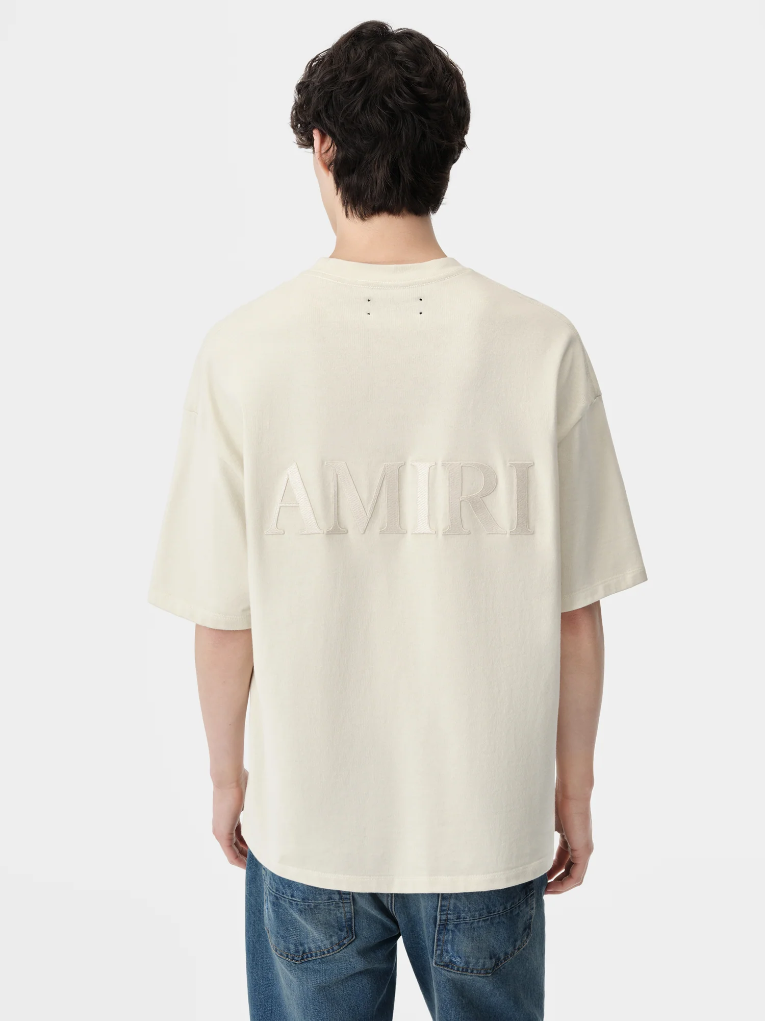 AMIRI OVERSIZED TEE - Birch - Image 4
