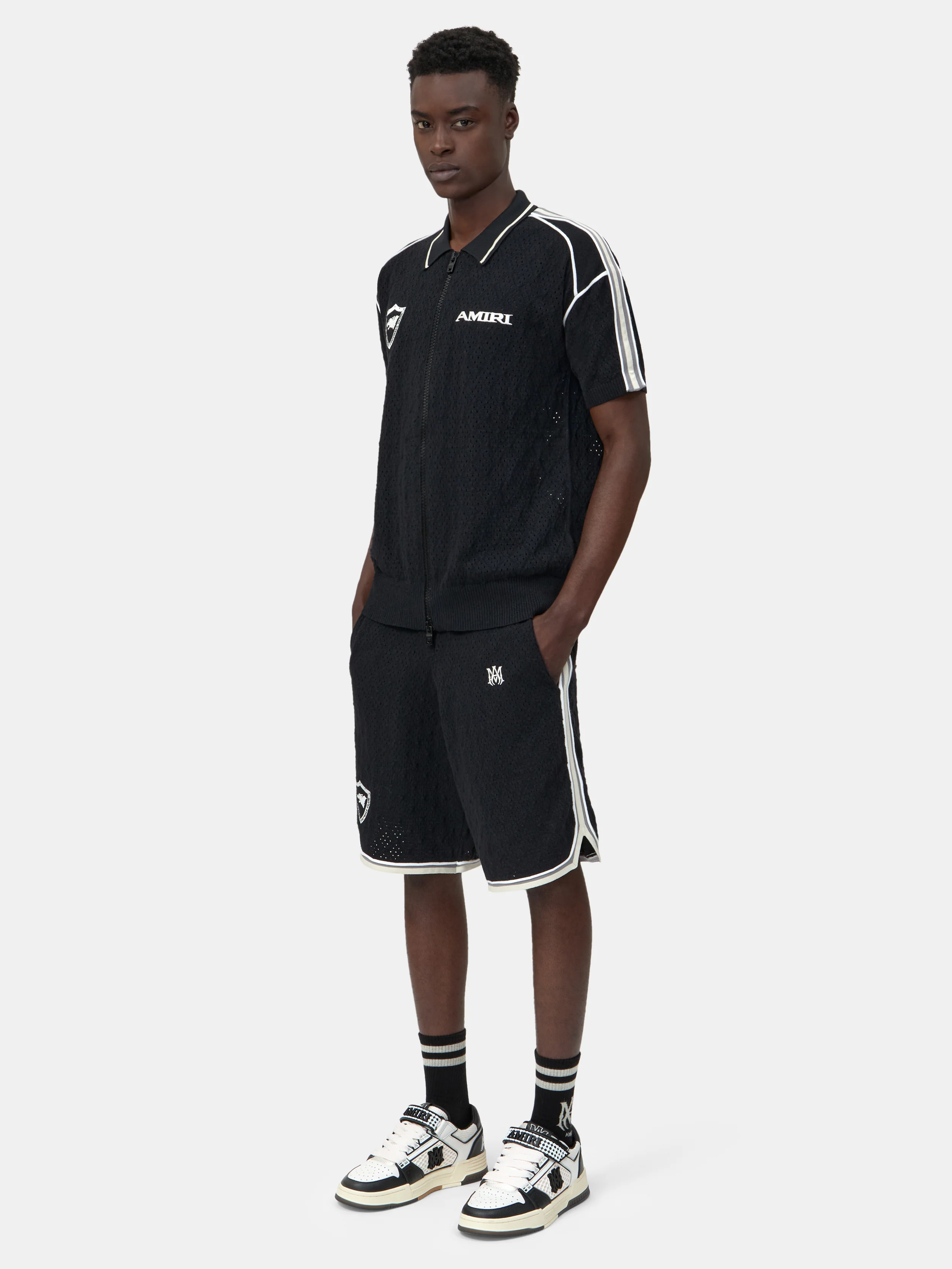 AMIRI SPORT CREST SHORT - Black - Image 3