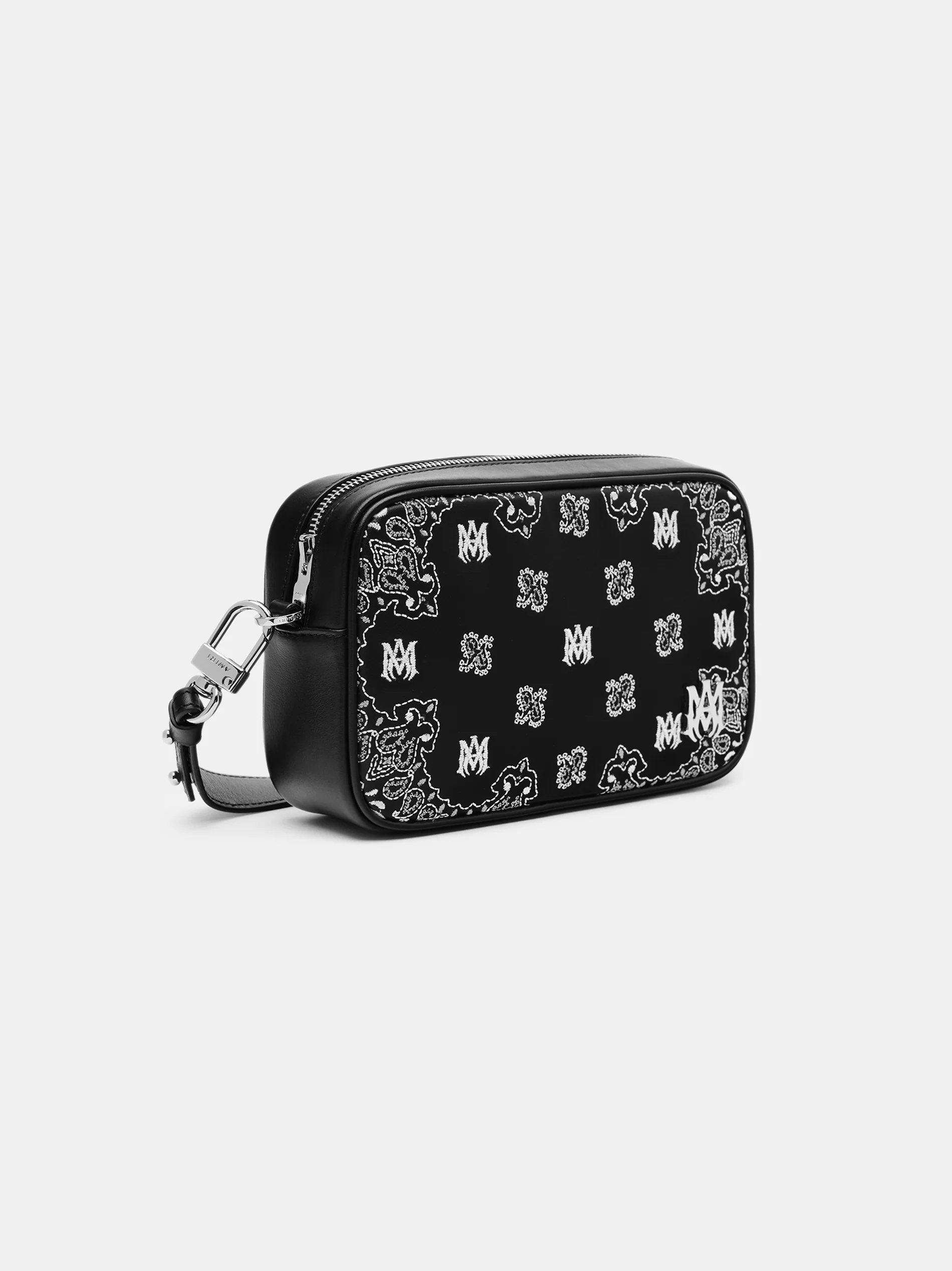 BANDANA EMBROIDERED CAMERA CASE - Black - Image 4