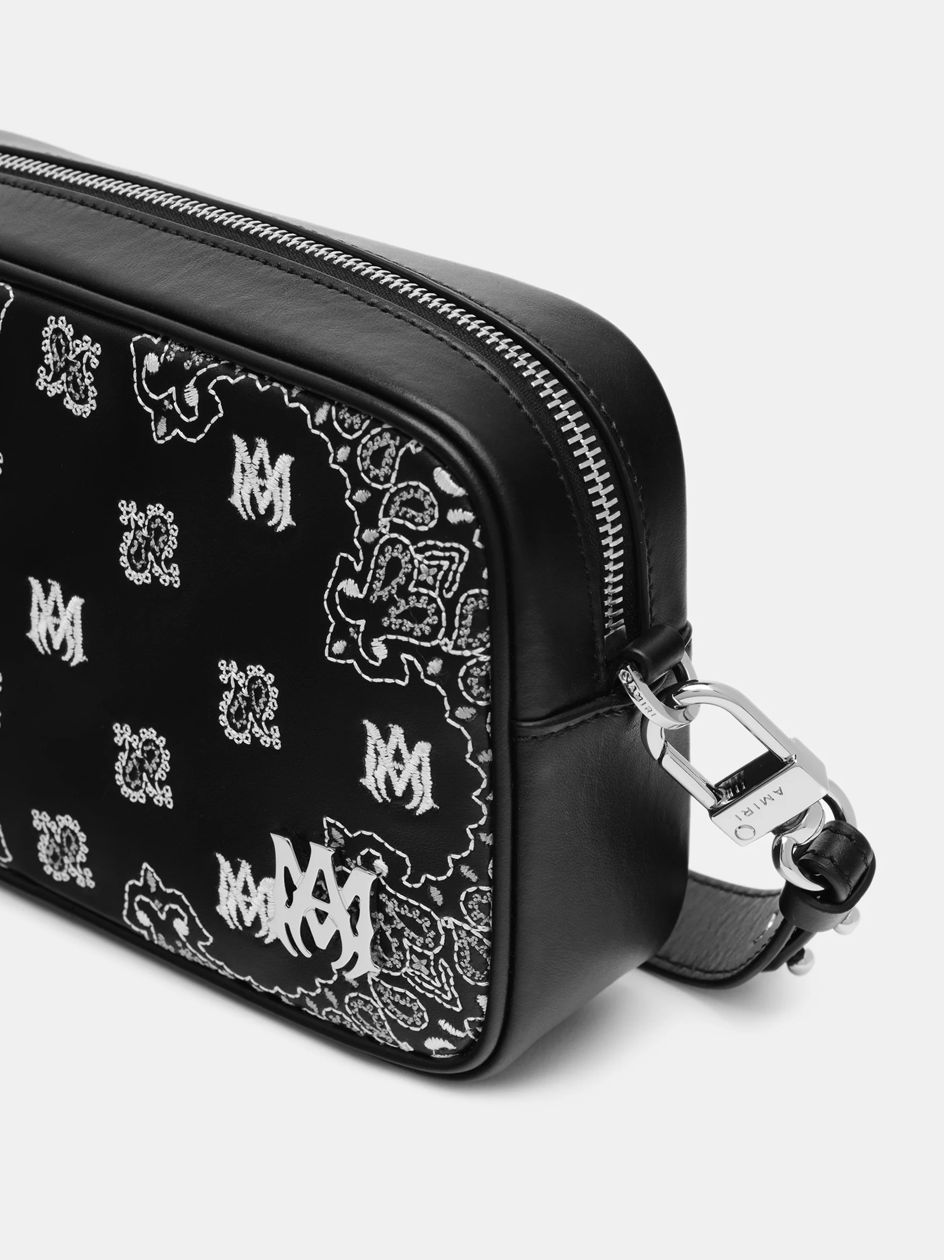 BANDANA EMBROIDERED CAMERA CASE - Black - Image 5