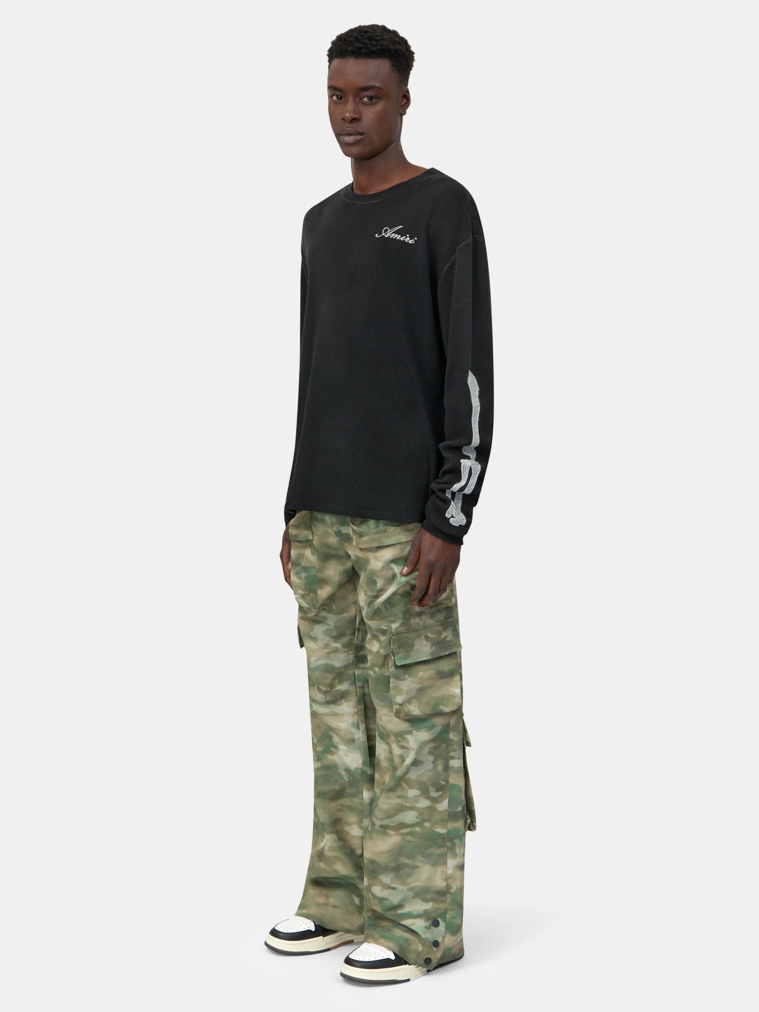 CAMO MULTI POCKET CARGO PANT - Camo - Image 3