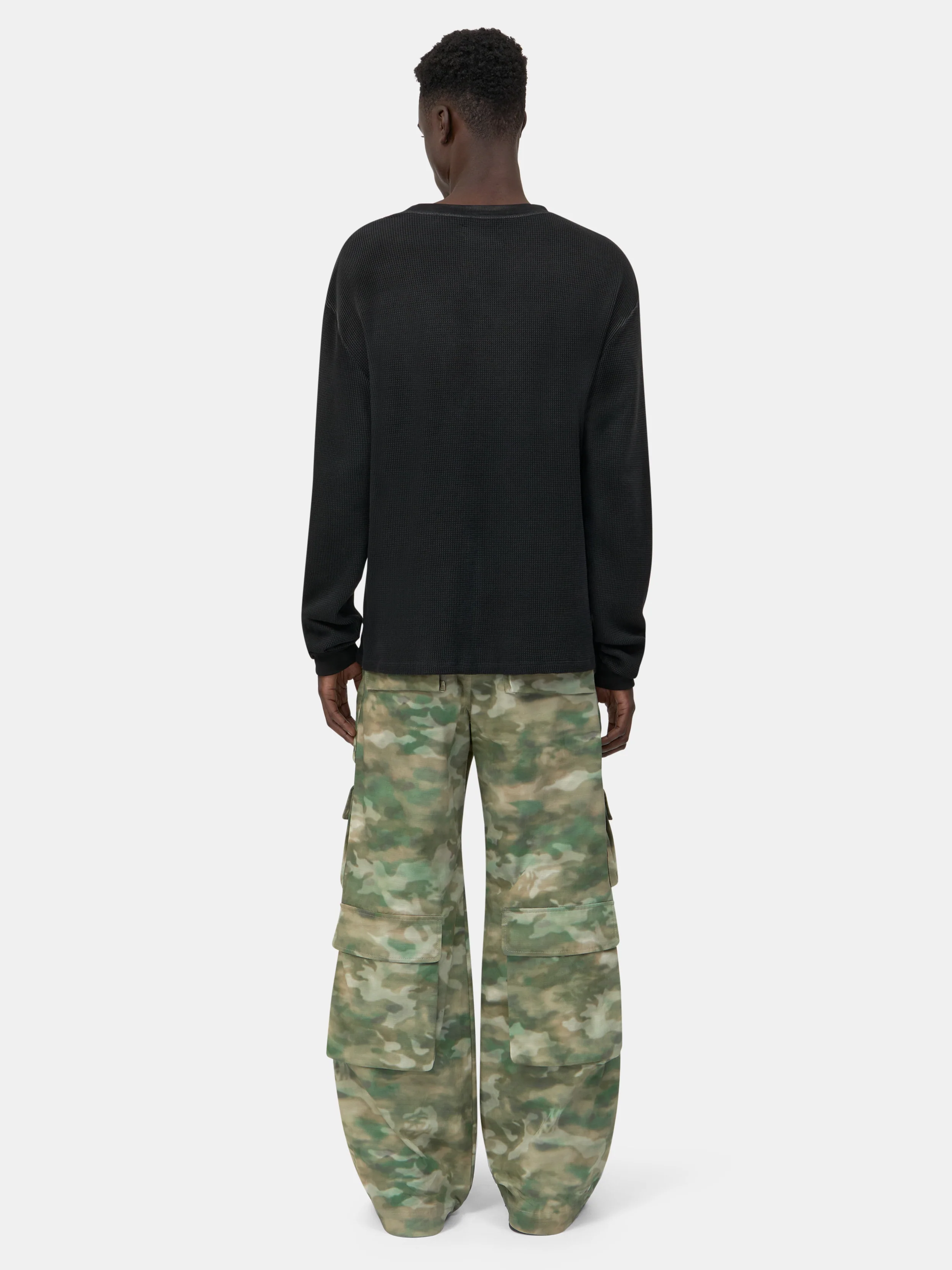 CAMO MULTI POCKET CARGO PANT - Camo - Image 4