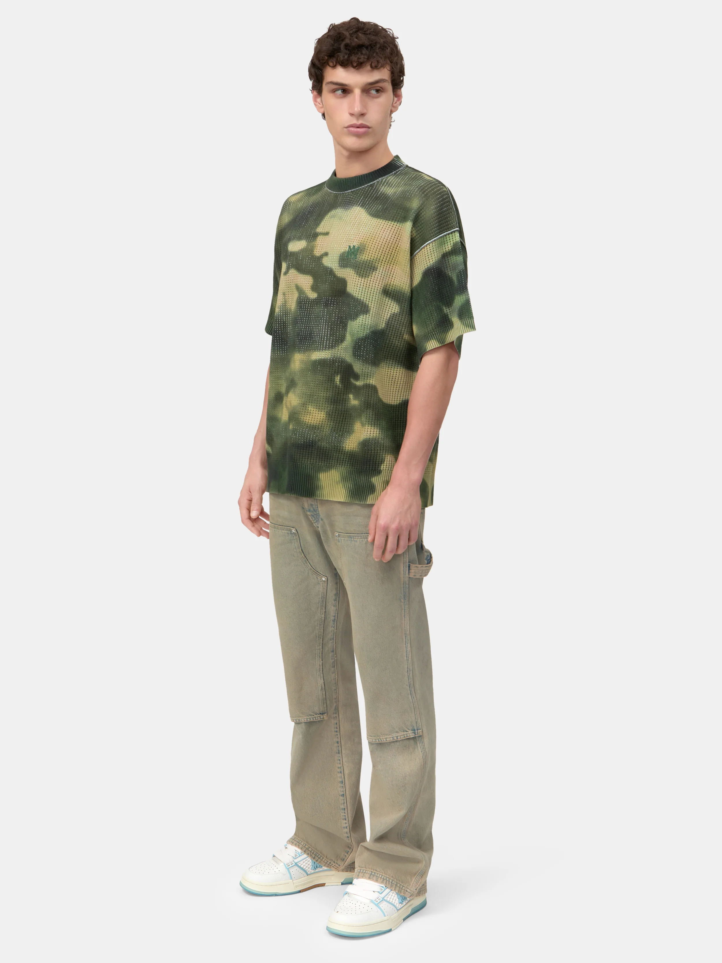 CAMO OVERSIZED TEE - Green - Image 3