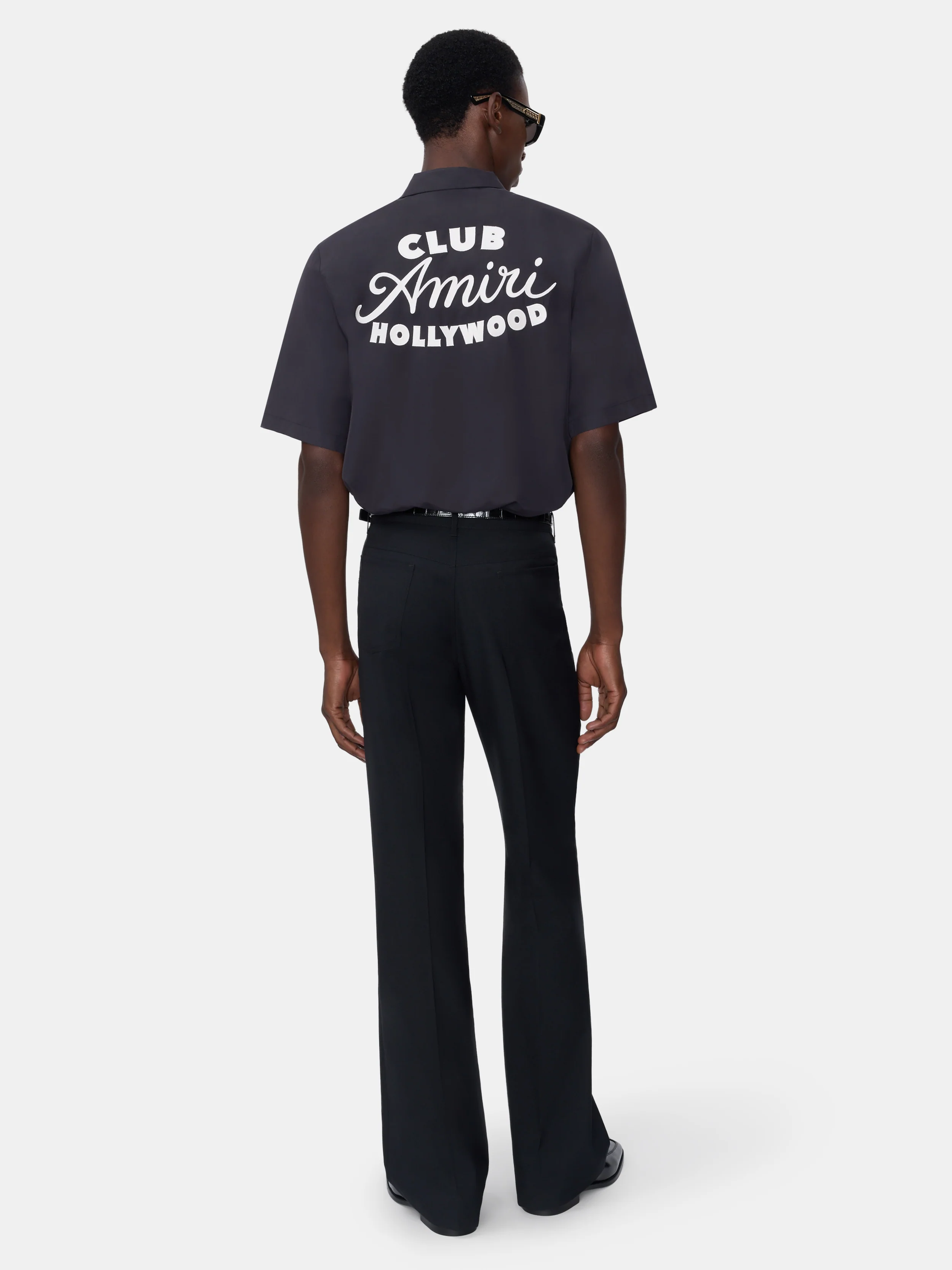 CLUB AMIRI CAMP SHIRT - BLACK - Image 4