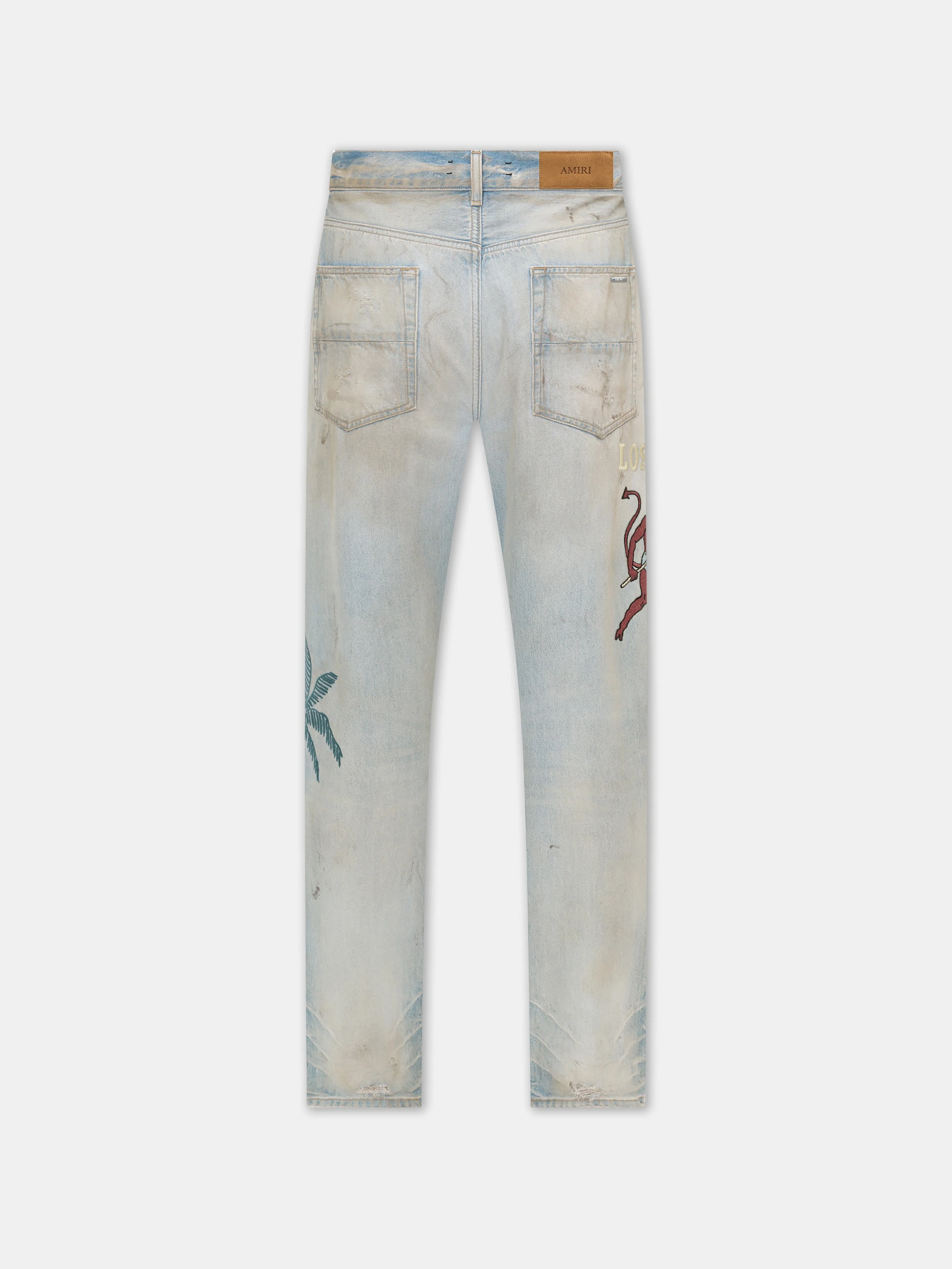 EMBROIDERED SINNERS JEAN - Perfect Antique Indigo - Image 3