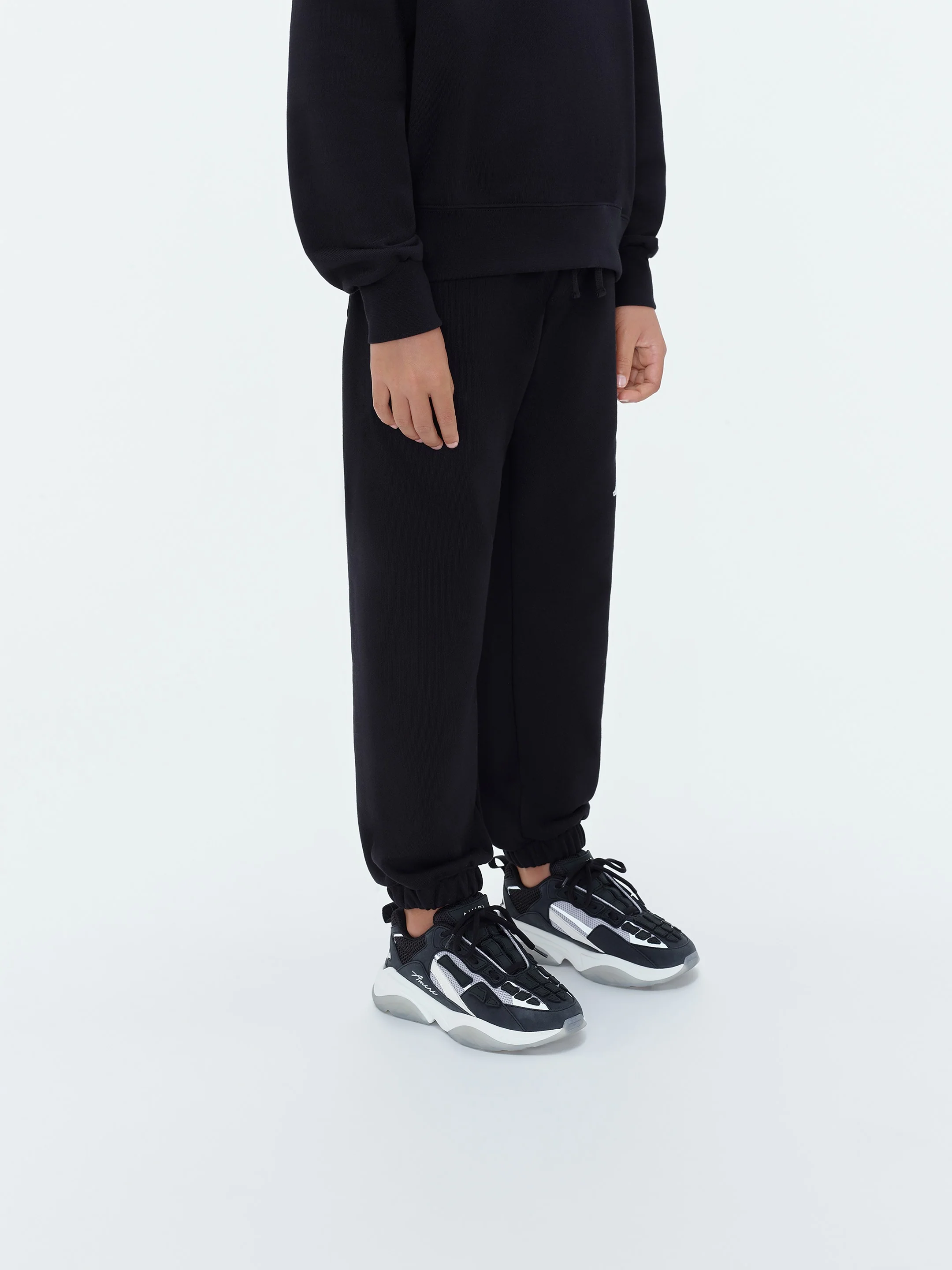 KIDS - AMIRI STAGGERED SCRIBBLE SWEATPANT - Black - Image 4