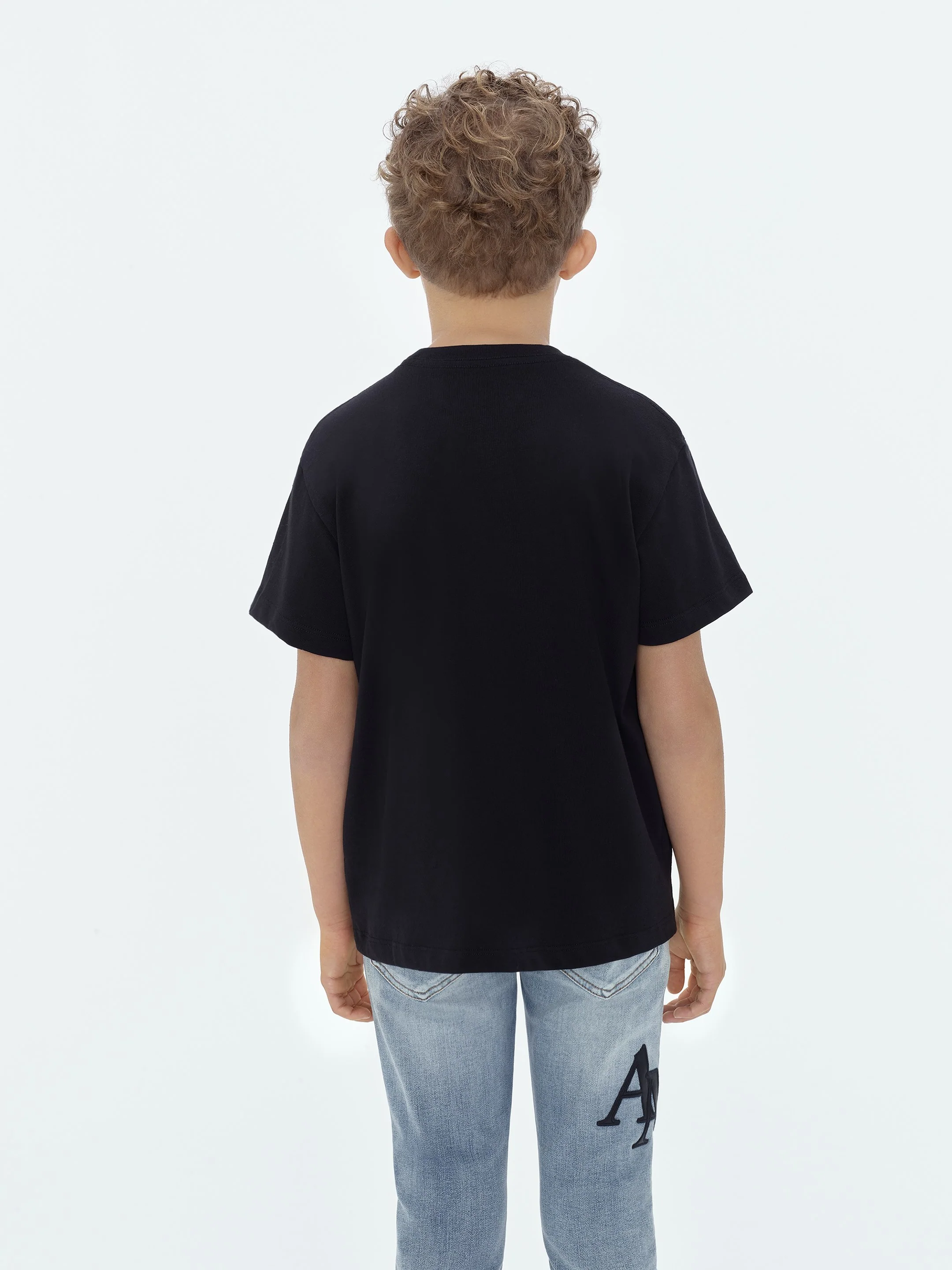 KIDS - AMIRI STAGGERED SCRIBBLE TEE - Black - Image 4
