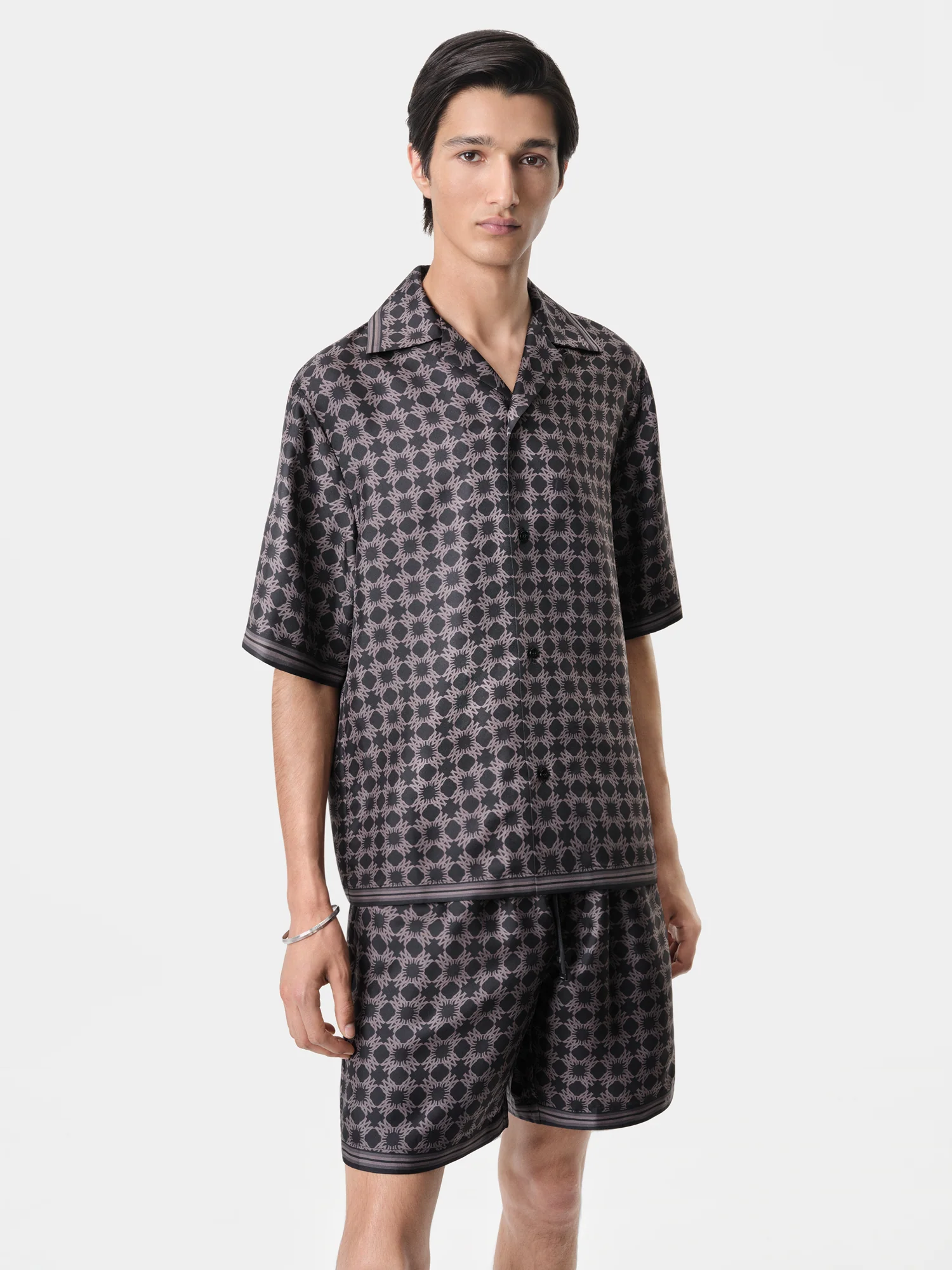 MA QUAD BOWLING SHIRT - Black - Image 3