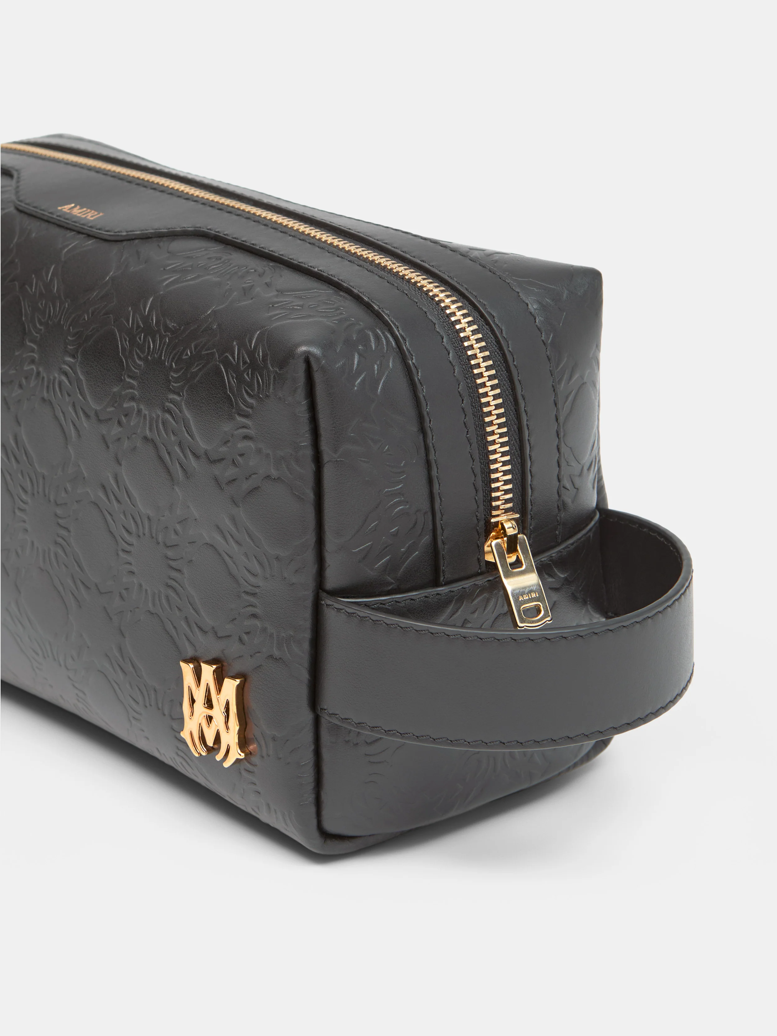 MA QUAD LEATHER DOPP KIT - Black - Image 4