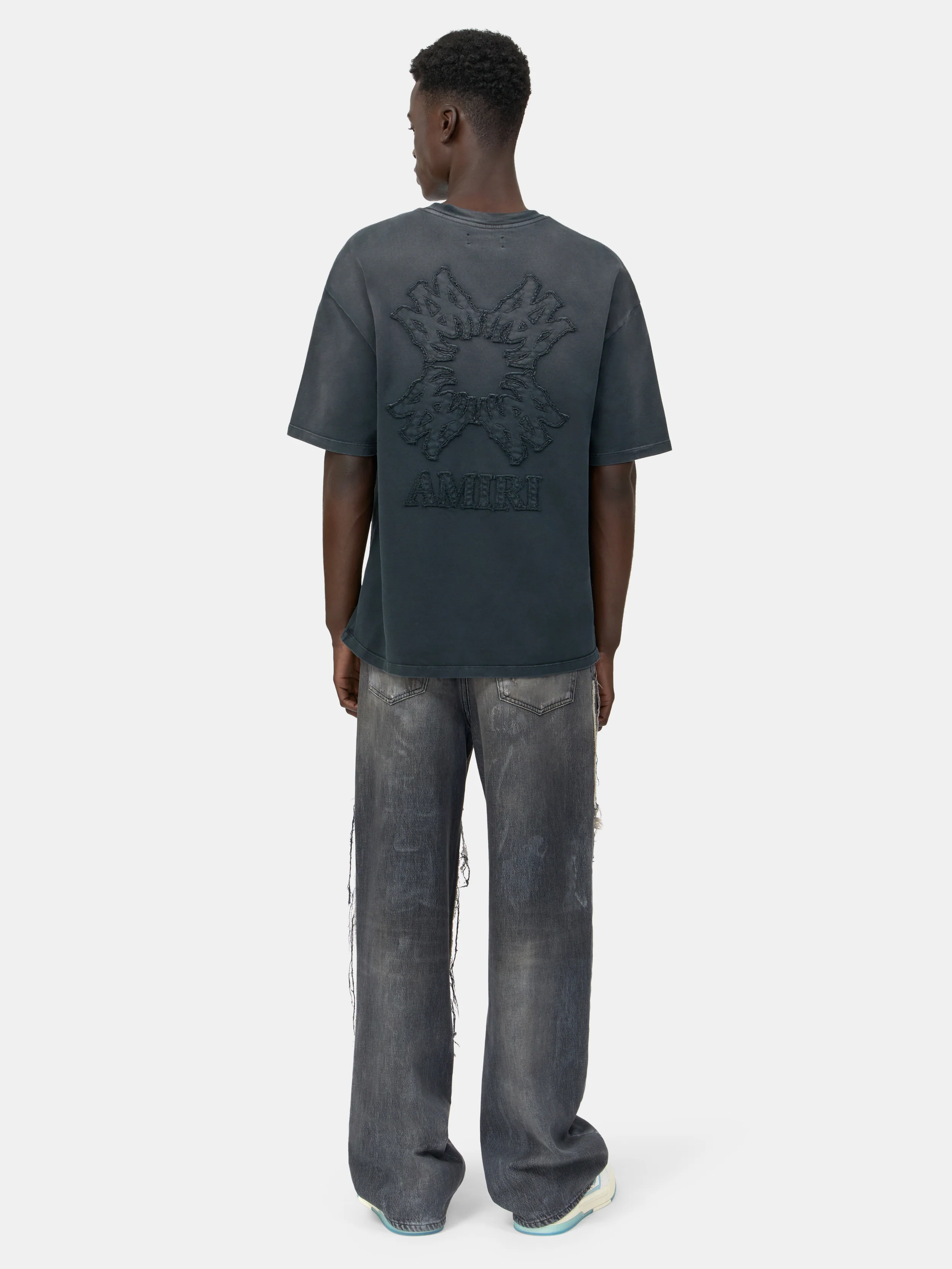 MA QUAD OVERSIZED TEE - Black - Image 4