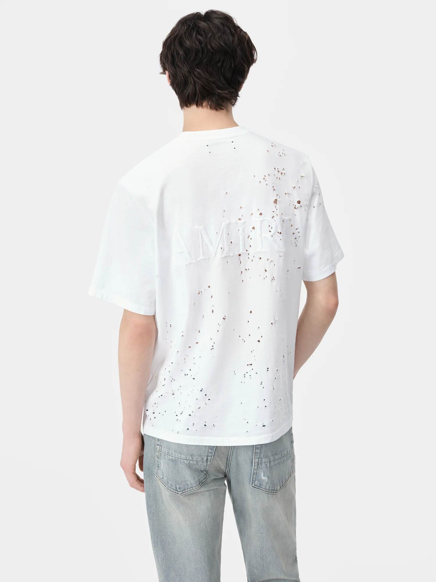 MA SHOTGUN EMBROIDERED TEE - White - Image 4