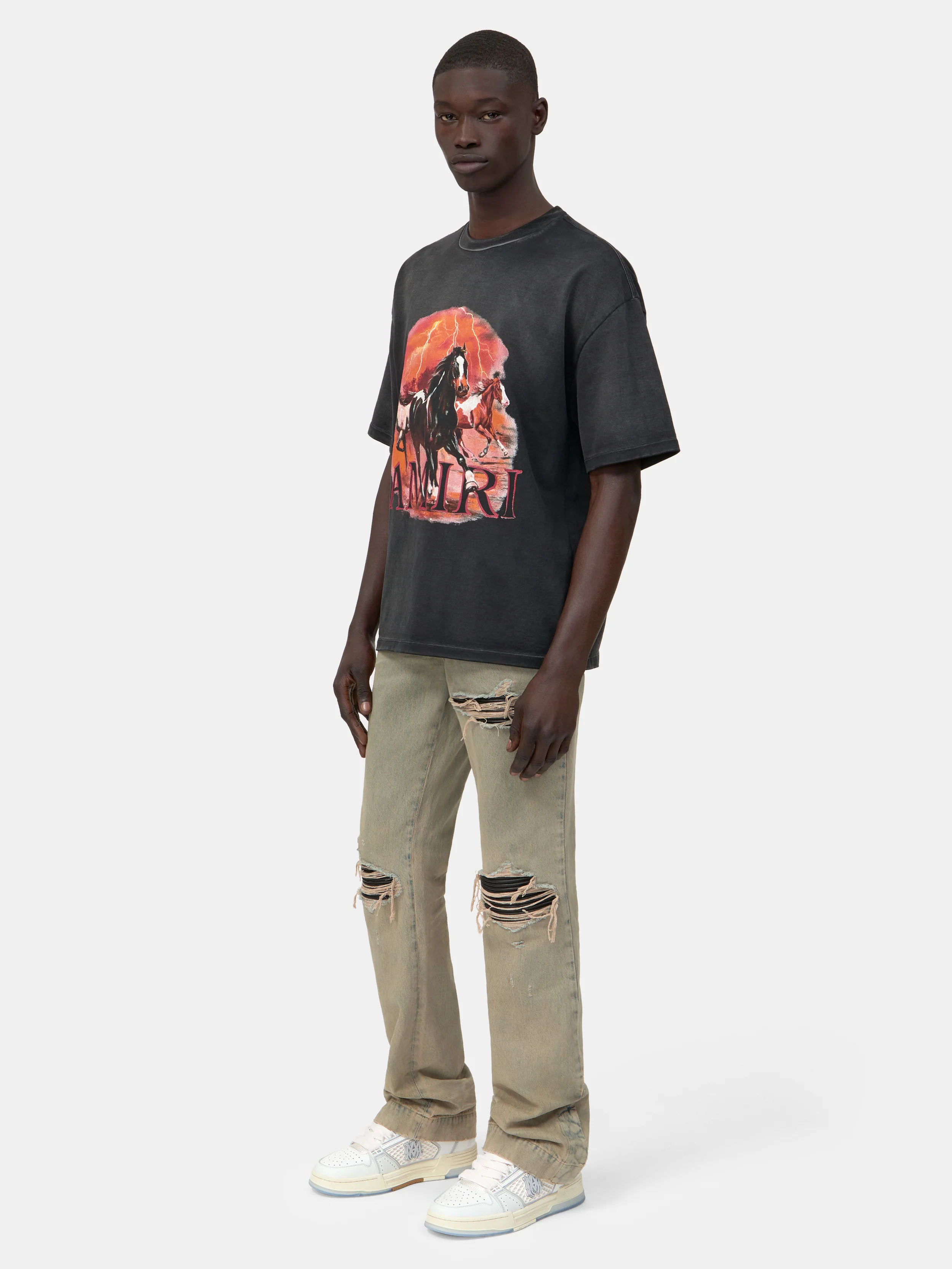 PLAINS OVERSIZED TEE - Black - Image 3