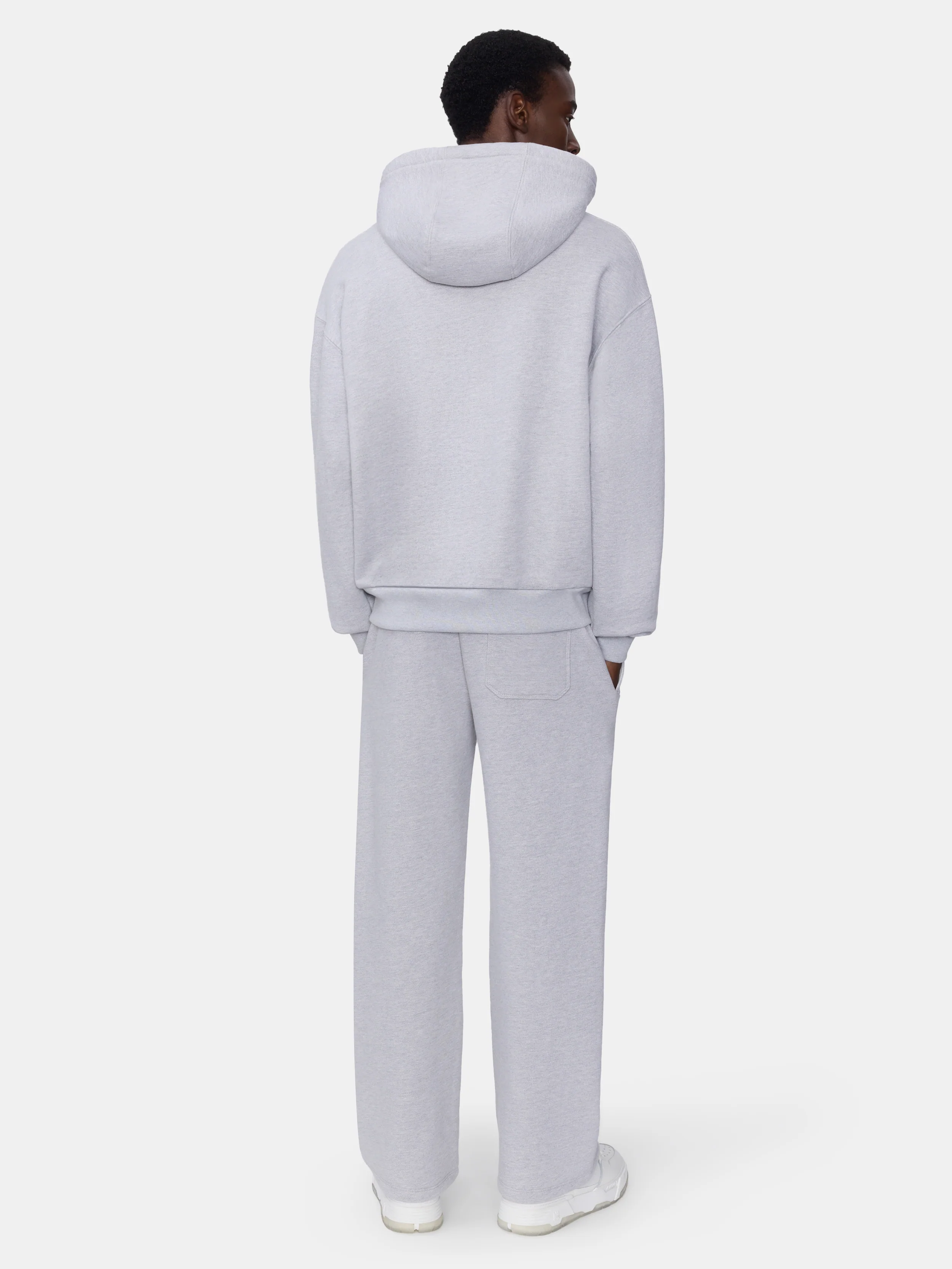 RELAXED PULL ON SWEATPANT - HEATHER GREY - Image 4