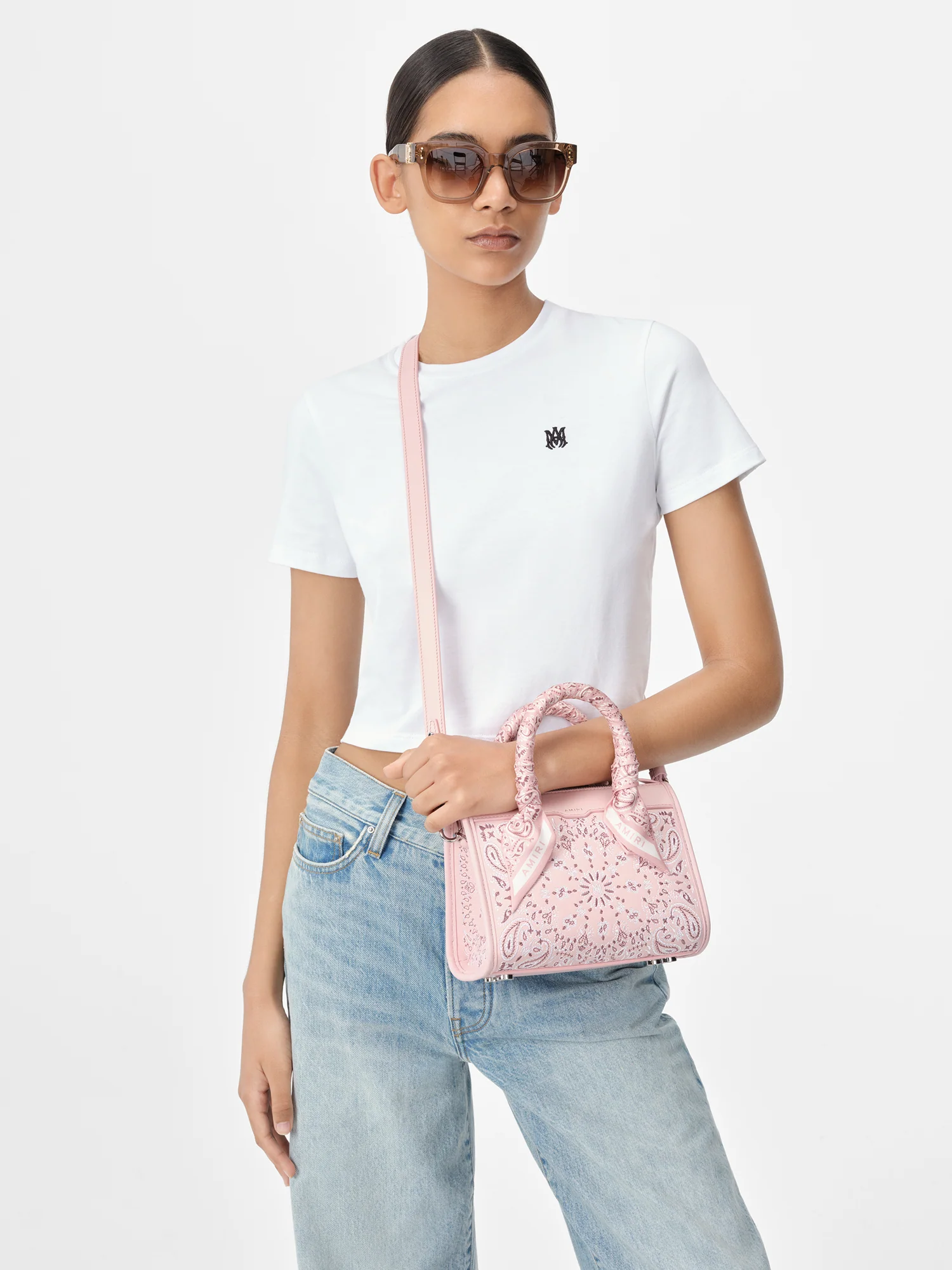 WOMEN - BANDANA MICRO TRIANGLE - Pink - Image 6