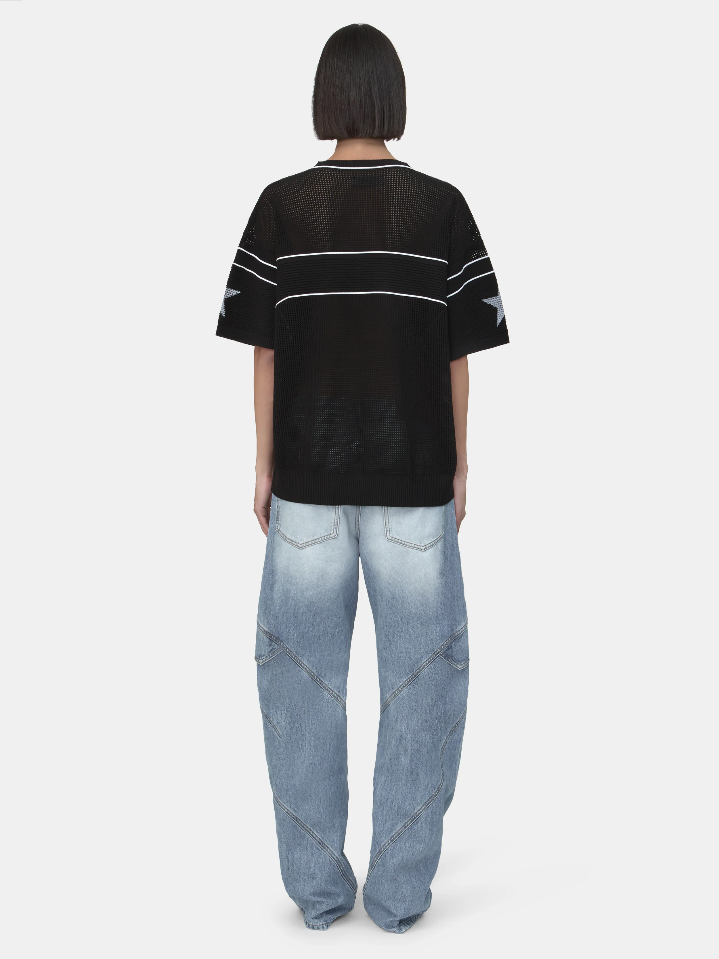 WOMEN - WOMEN'S AMIRI SPORT TEE - Black - Image 4