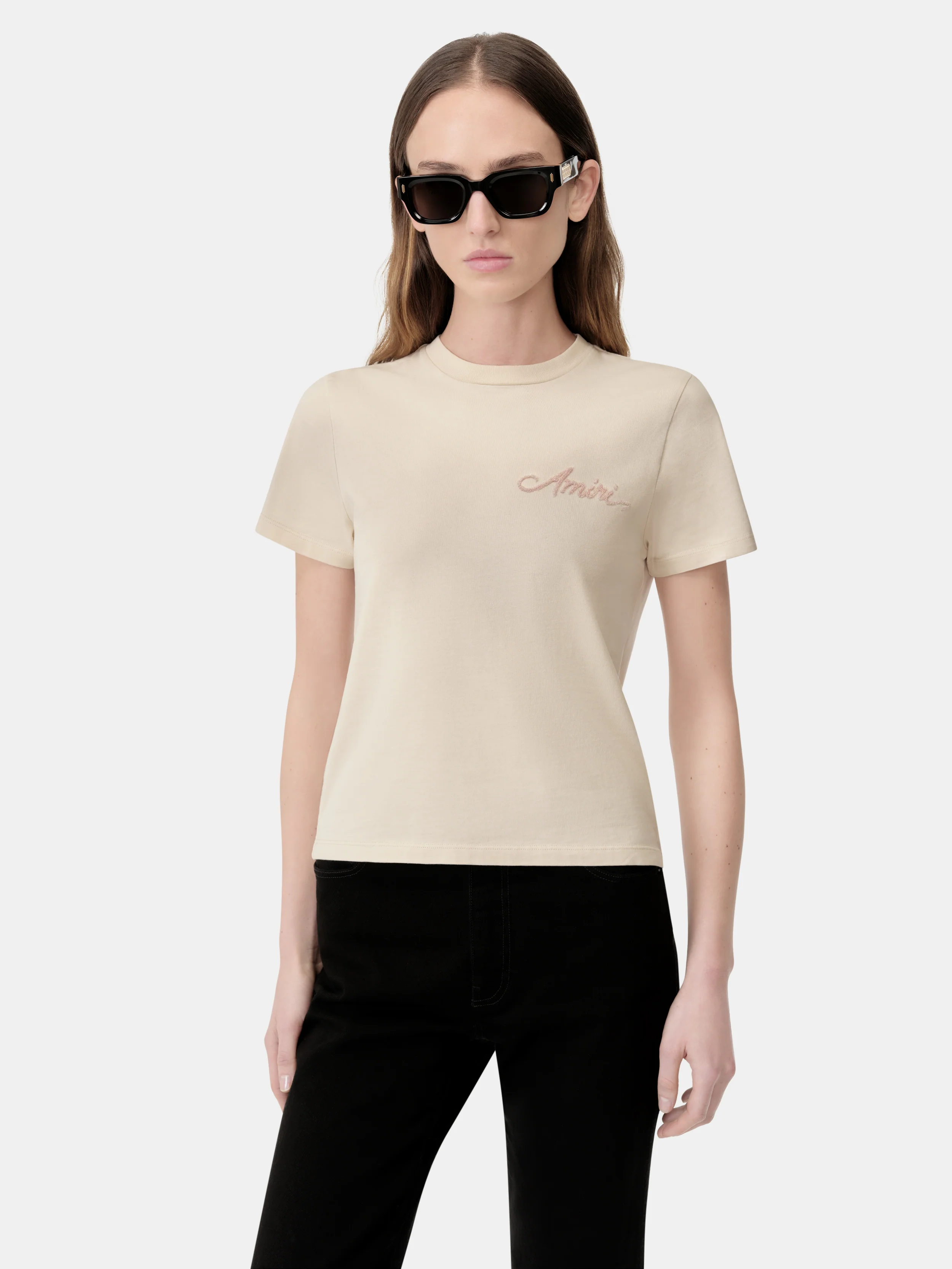 WOMEN - WOMEN'S BLEACH BANDANA PATCH TEE - Alabaster - Image 4