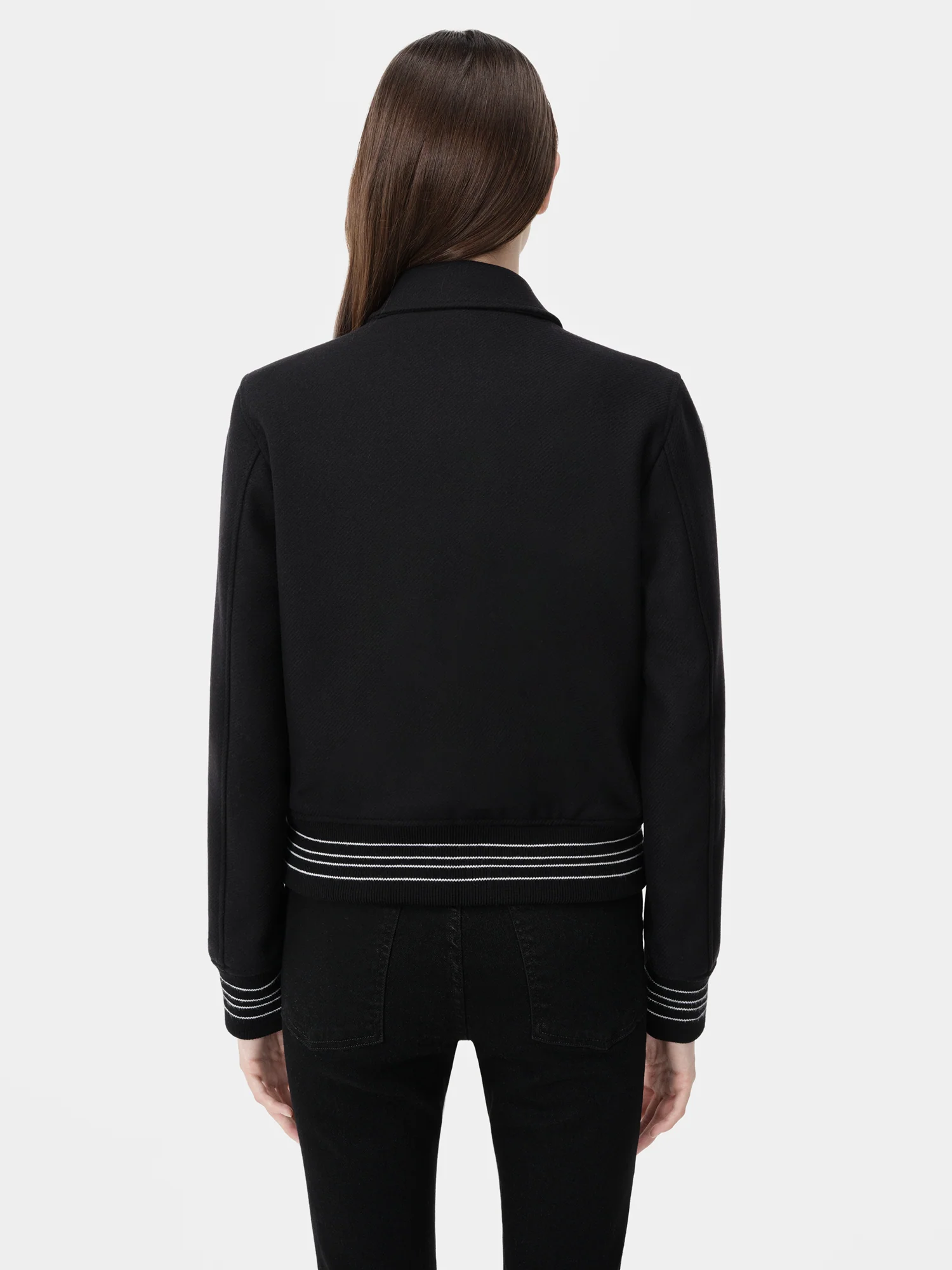 WOMEN - WOMEN'S BONES JACKET - Black - Image 4