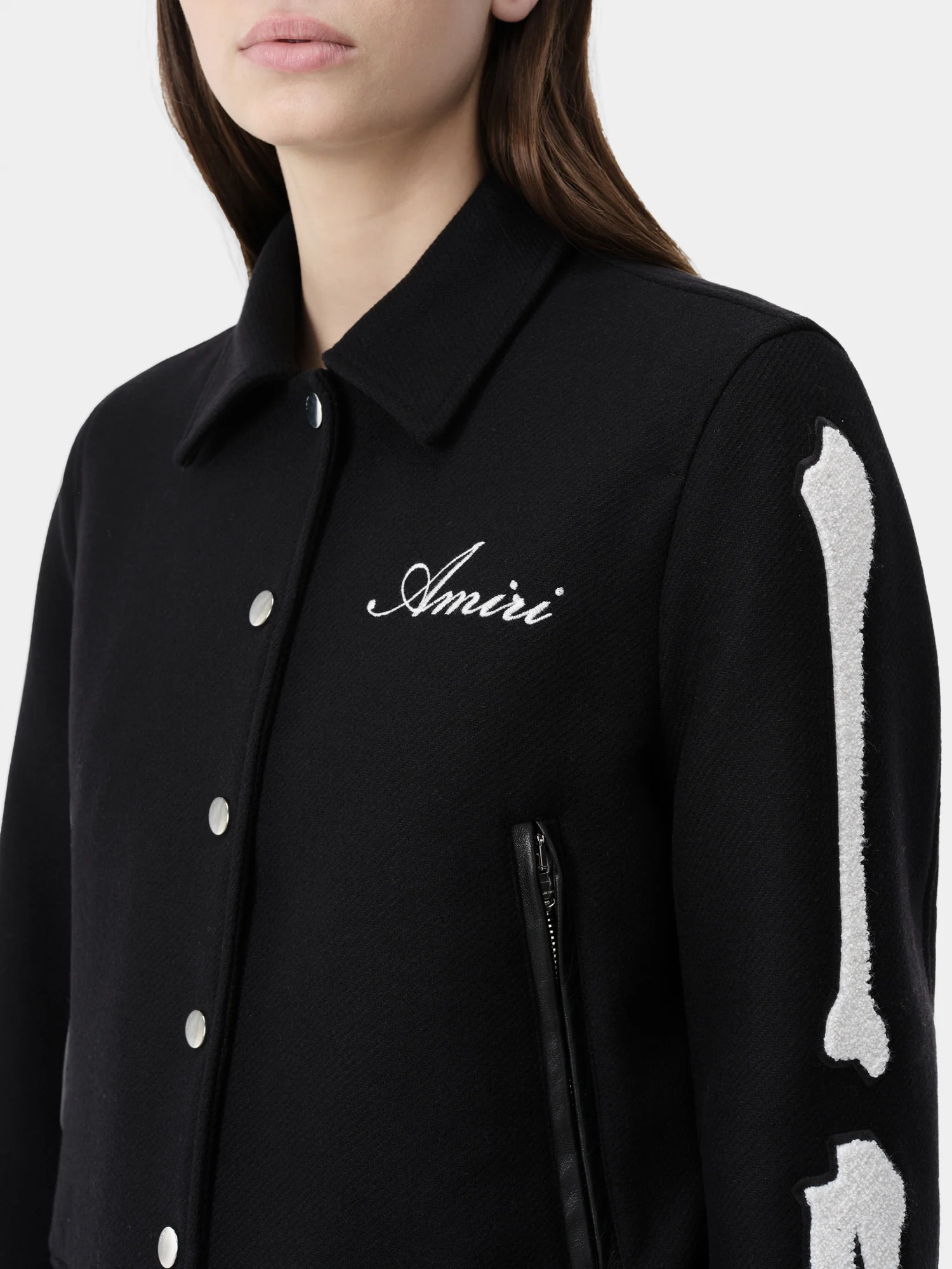 WOMEN - WOMEN'S BONES JACKET - Black - Image 5