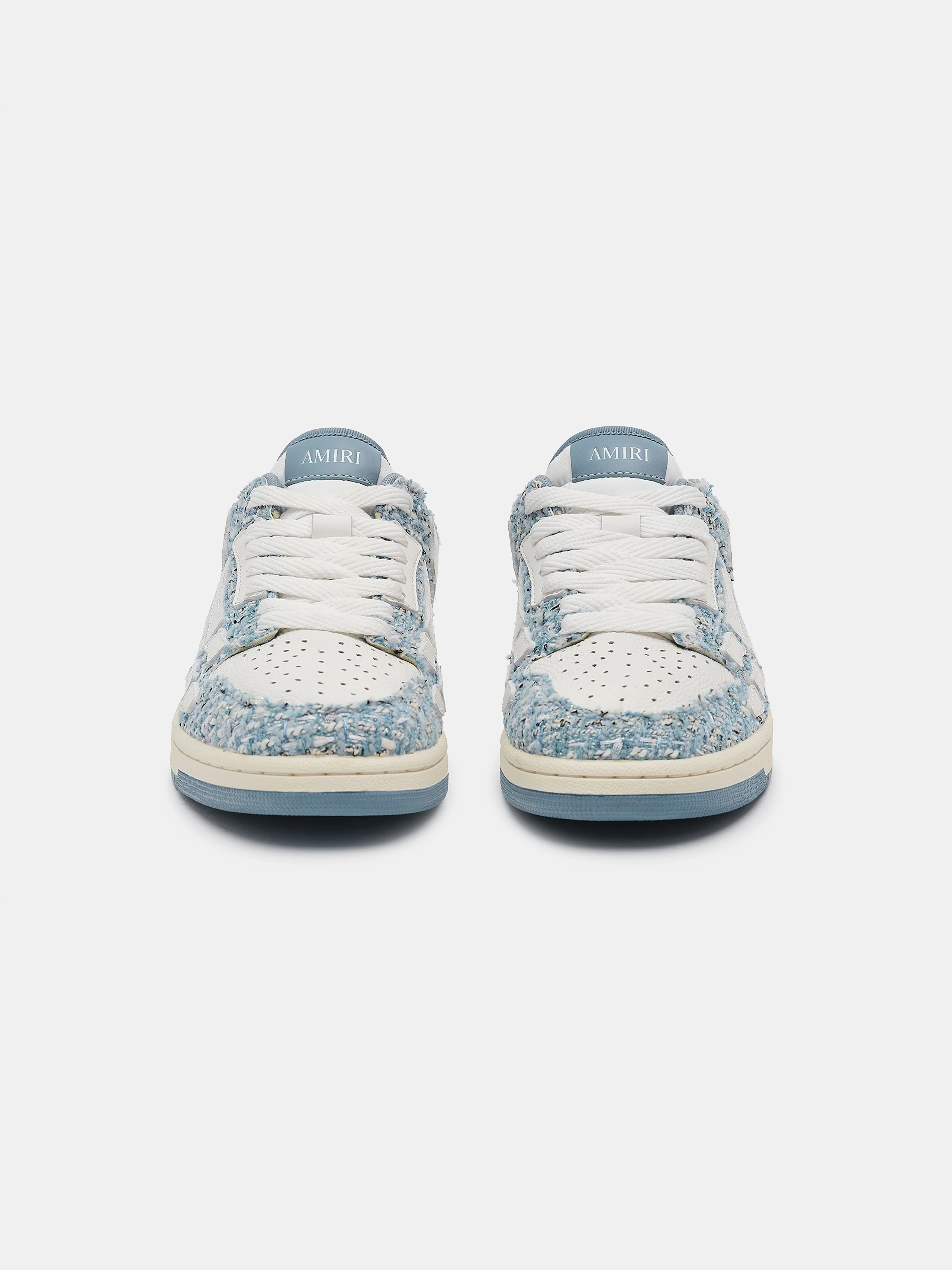 WOMEN - WOMEN'S BOUCLE SKEL TOP LOW - Ashley Blue - Image 3