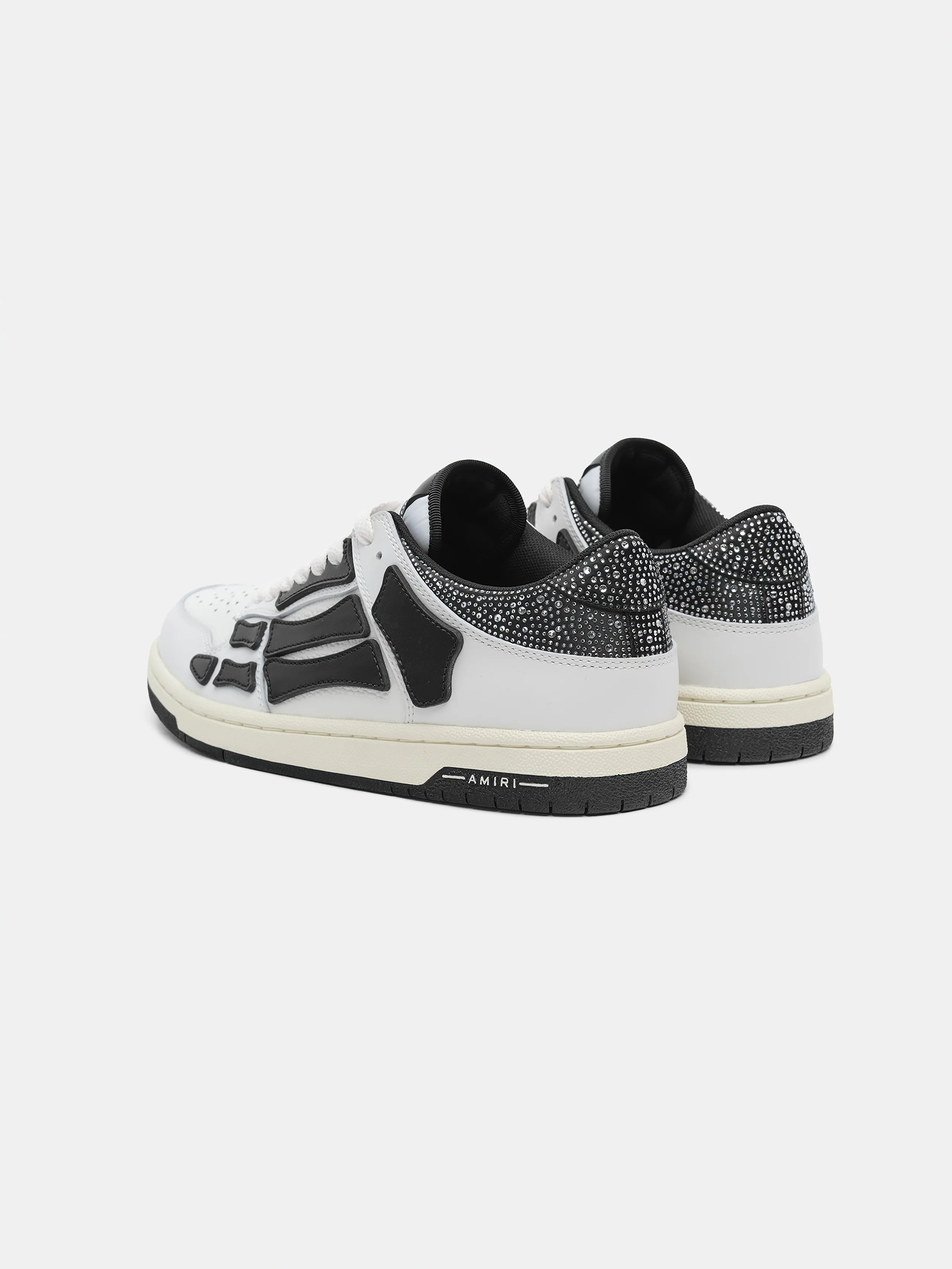 WOMEN - WOMEN'S CRYSTAL SATIN SKEL TOP LOW - Black - Image 4