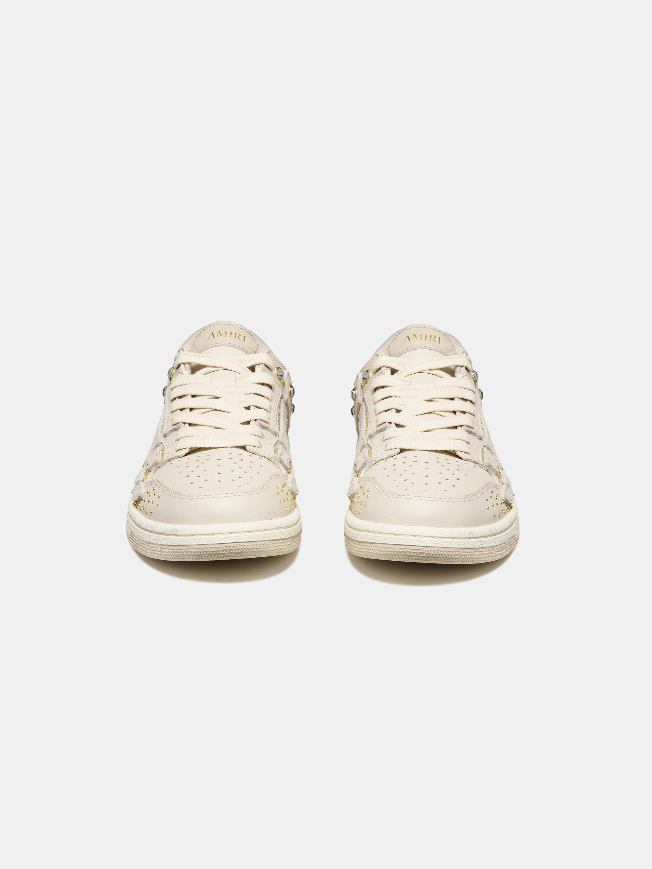 WOMEN - WOMEN'S CRYSTAL STUDDED SKEL TOP LOW - ALABASTER - Image 3