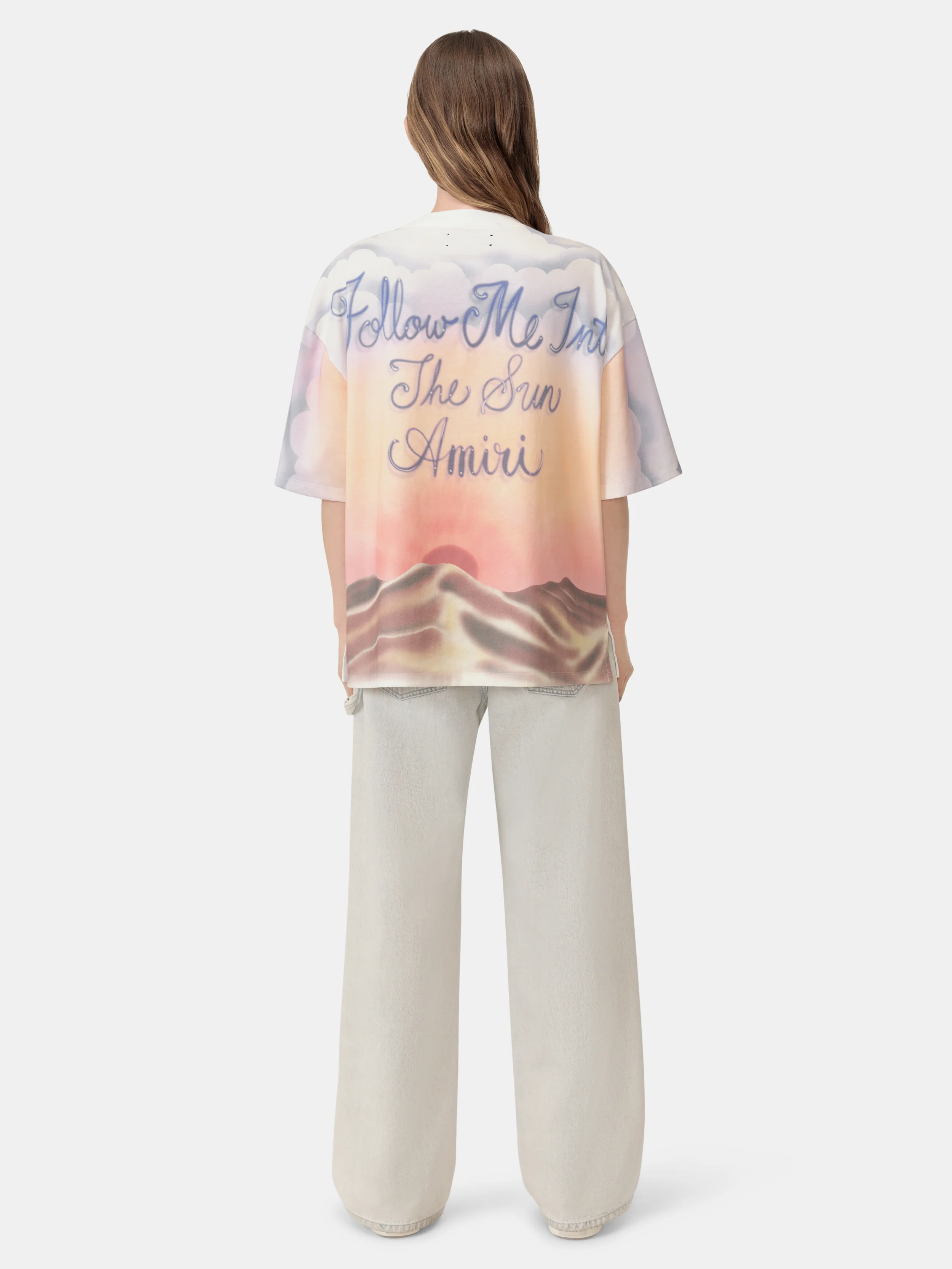 WOMEN - WOMEN'S FOLLOW ME OVERSIZED TEE - Ivory - Image 5
