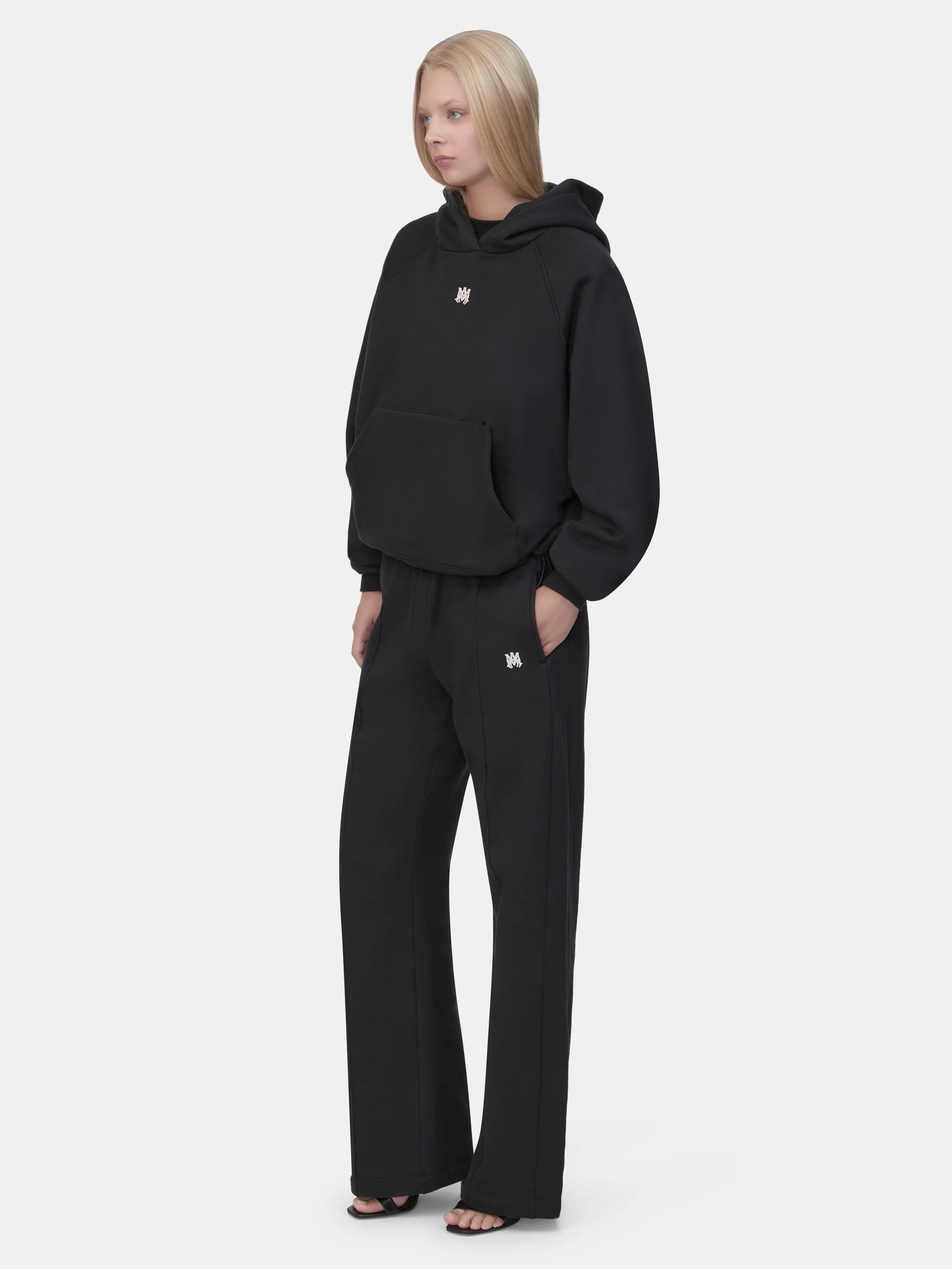 WOMEN - WOMEN'S MA DROP SHOULDER HOODIE - Black - Image 3