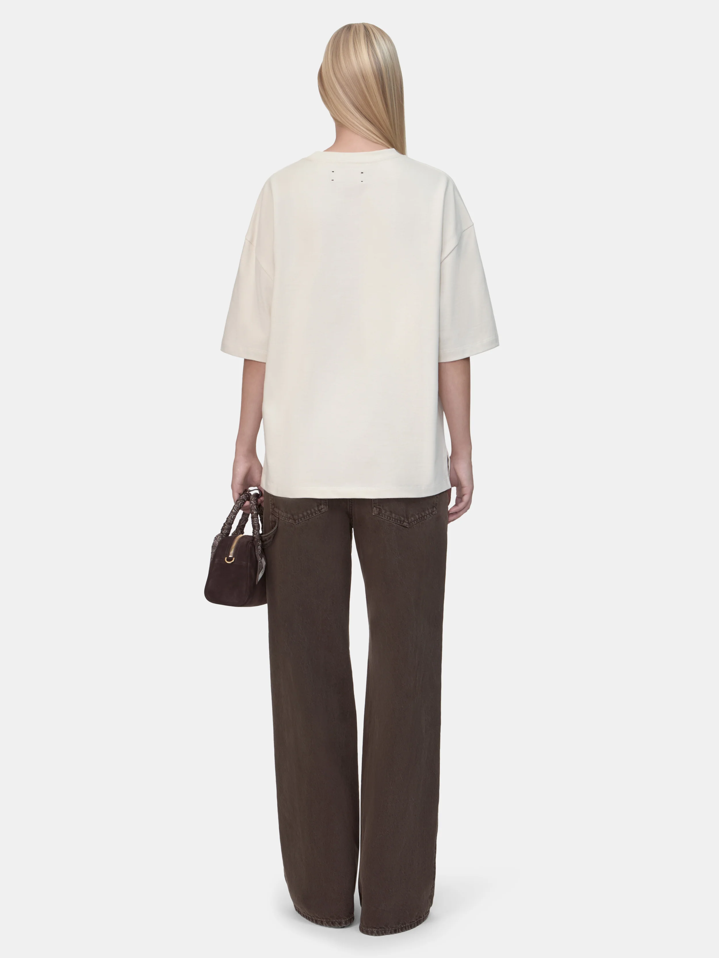 WOMEN - WOMEN'S MA DROP SHOULDER TEE - Cream - Image 4