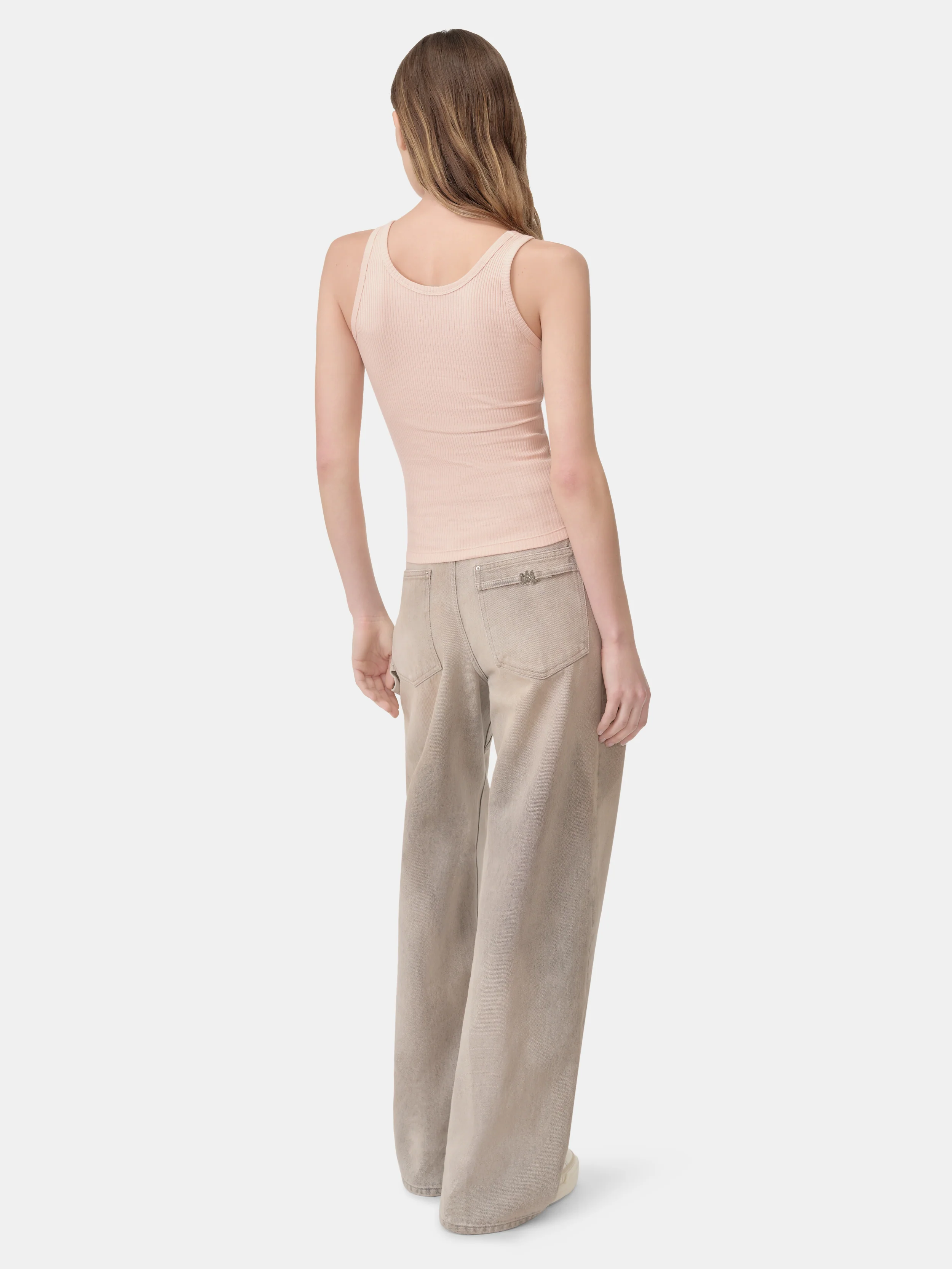 WOMEN - WOMEN'S MA EMBROIDERY TANK - Dusk Pink - Image 5