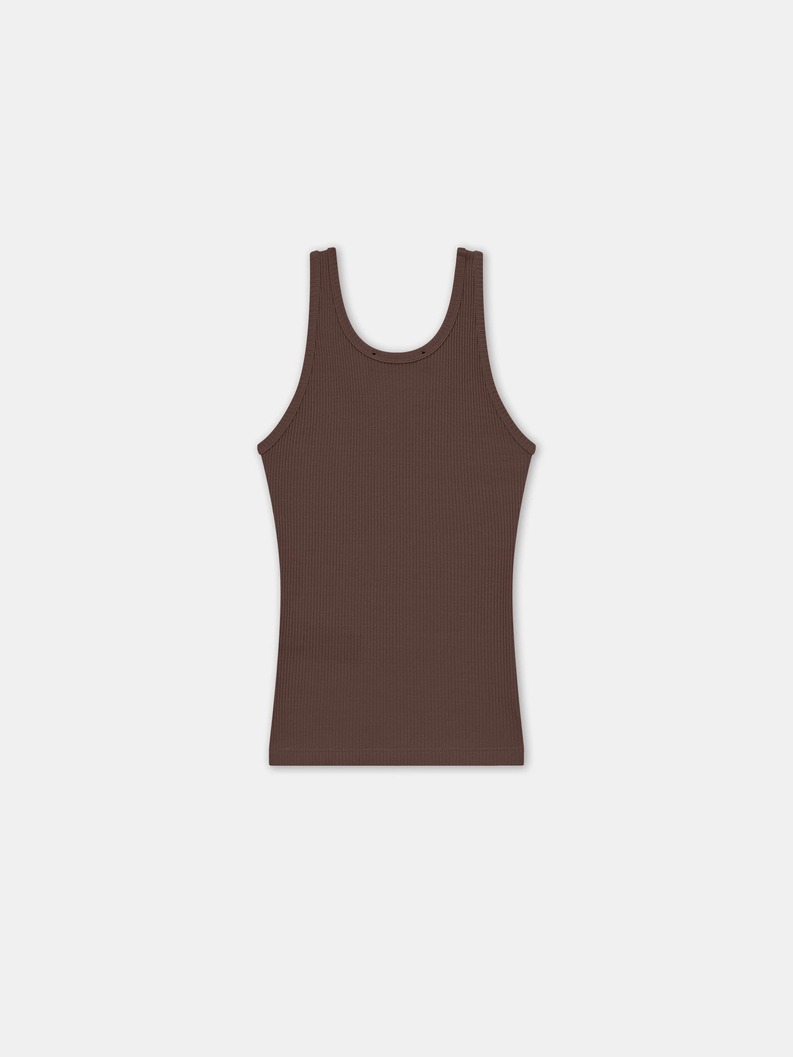 WOMEN - WOMEN'S MA EMBROIDERY TANK - Walnut Brown - Image 4