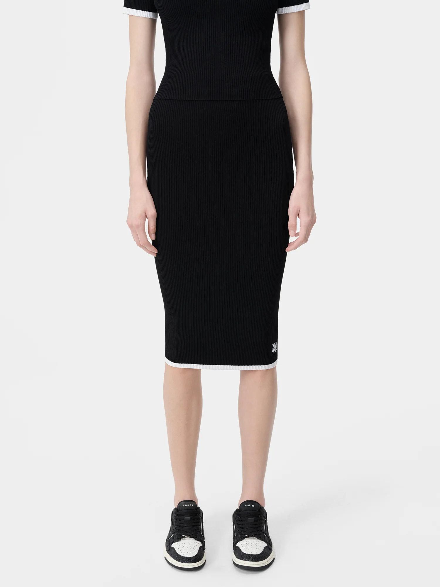 WOMEN - WOMEN'S MA MIDI SKIRT - Black - Image 3