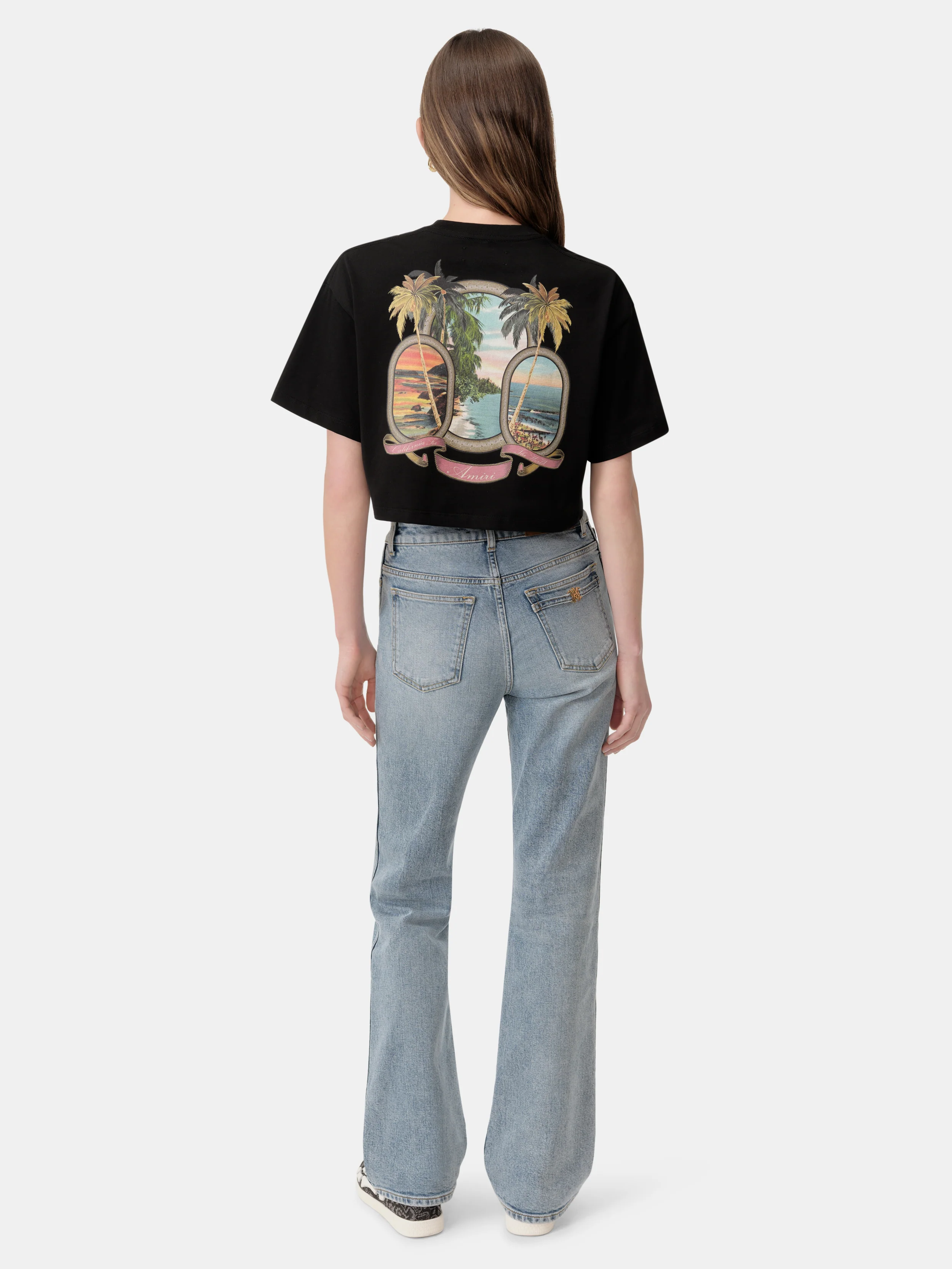 WOMEN - WOMEN'S MA PARADISE CROPPED TEE - Black - Image 5