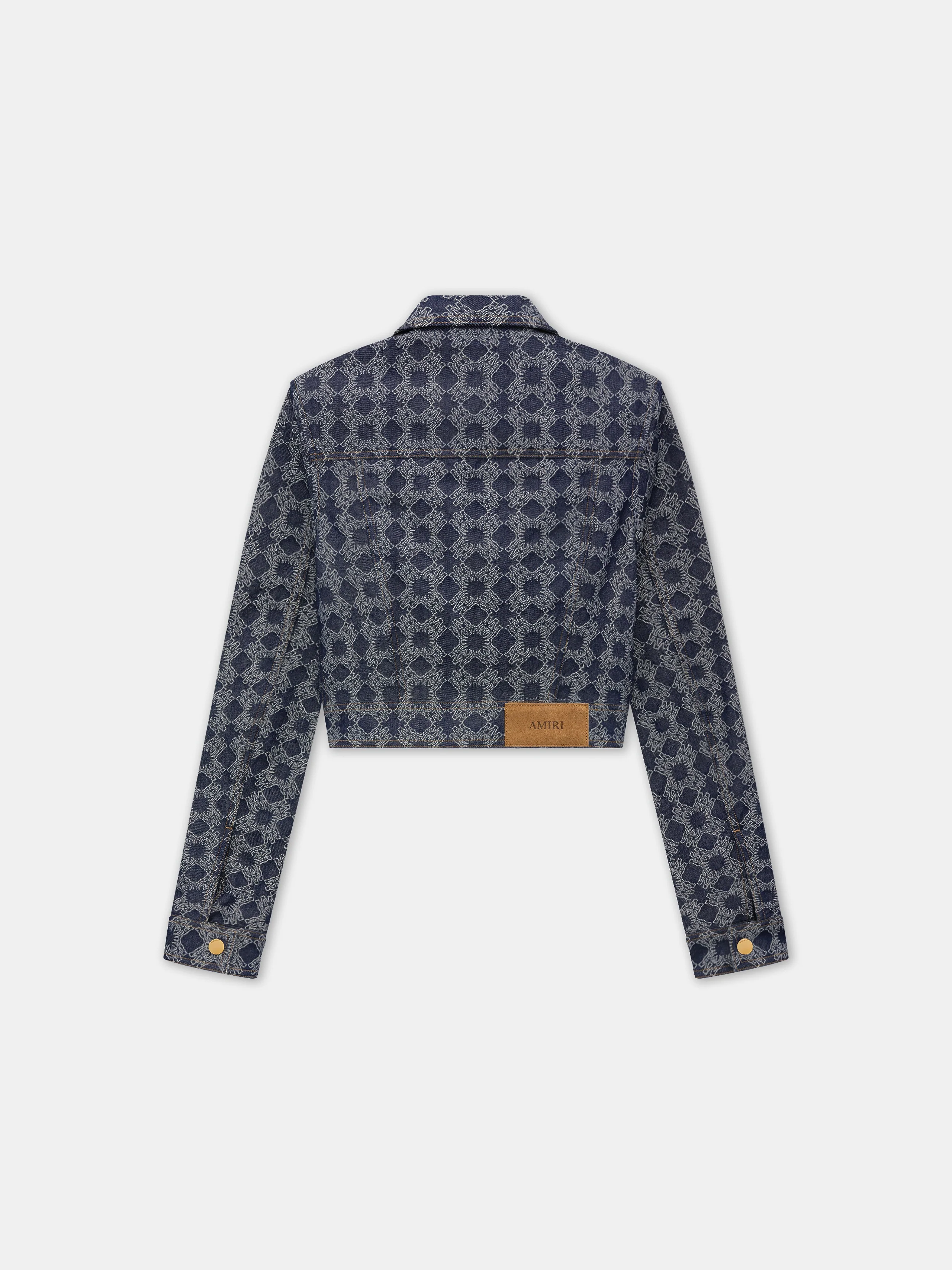 WOMEN - WOMEN'S MA QUAD CROPPED DENIM JACKET - Raw Indigo - Image 3