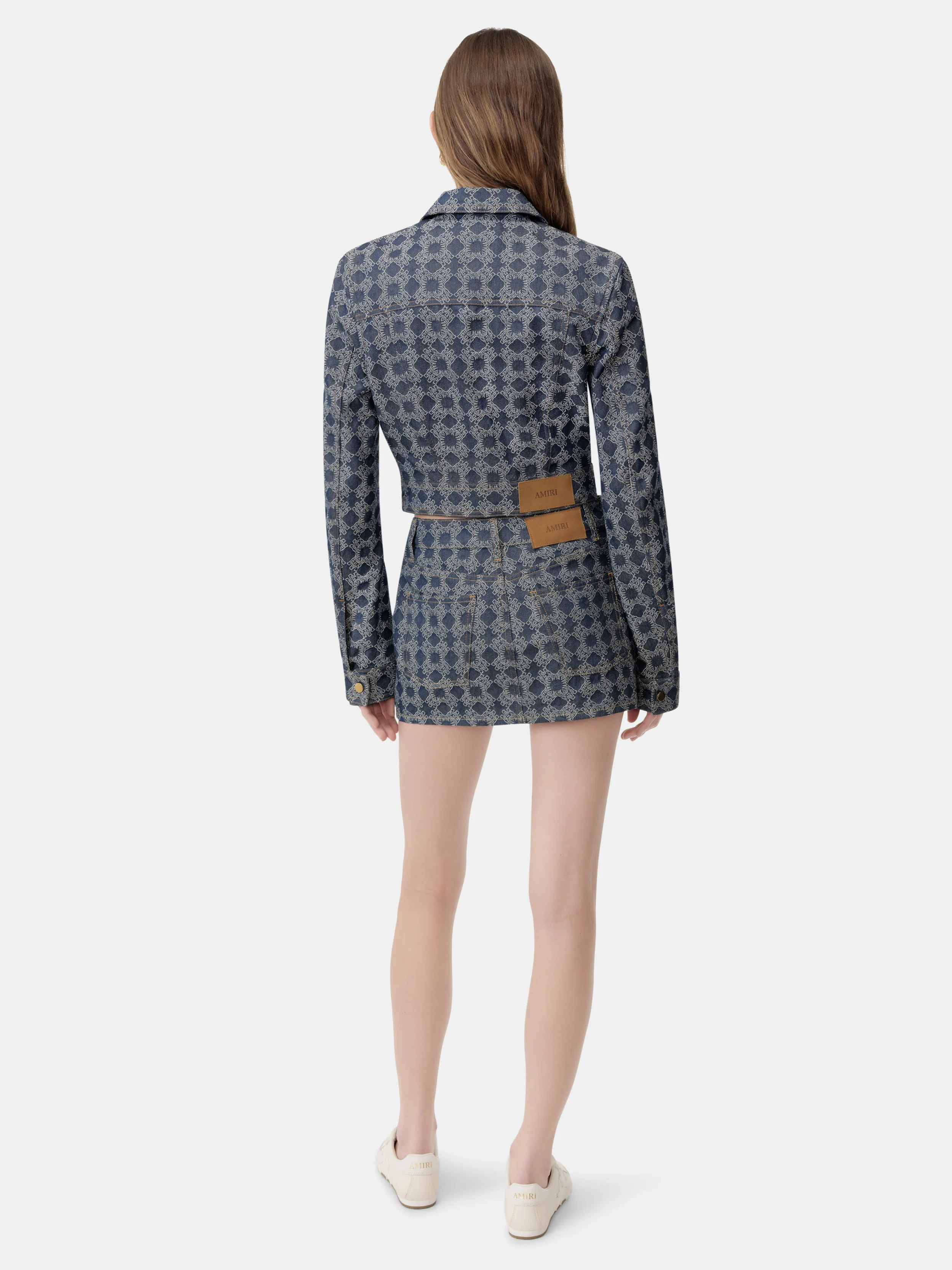 WOMEN - WOMEN'S MA QUAD CROPPED DENIM JACKET - Raw Indigo - Image 5