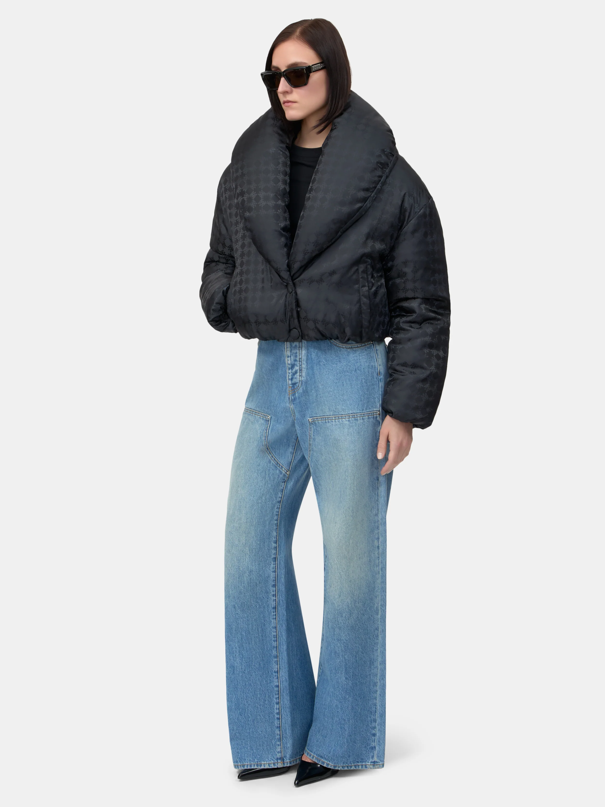 WOMEN - WOMEN'S MA QUAD SHAWL DOWN JACKET - Black - Image 3