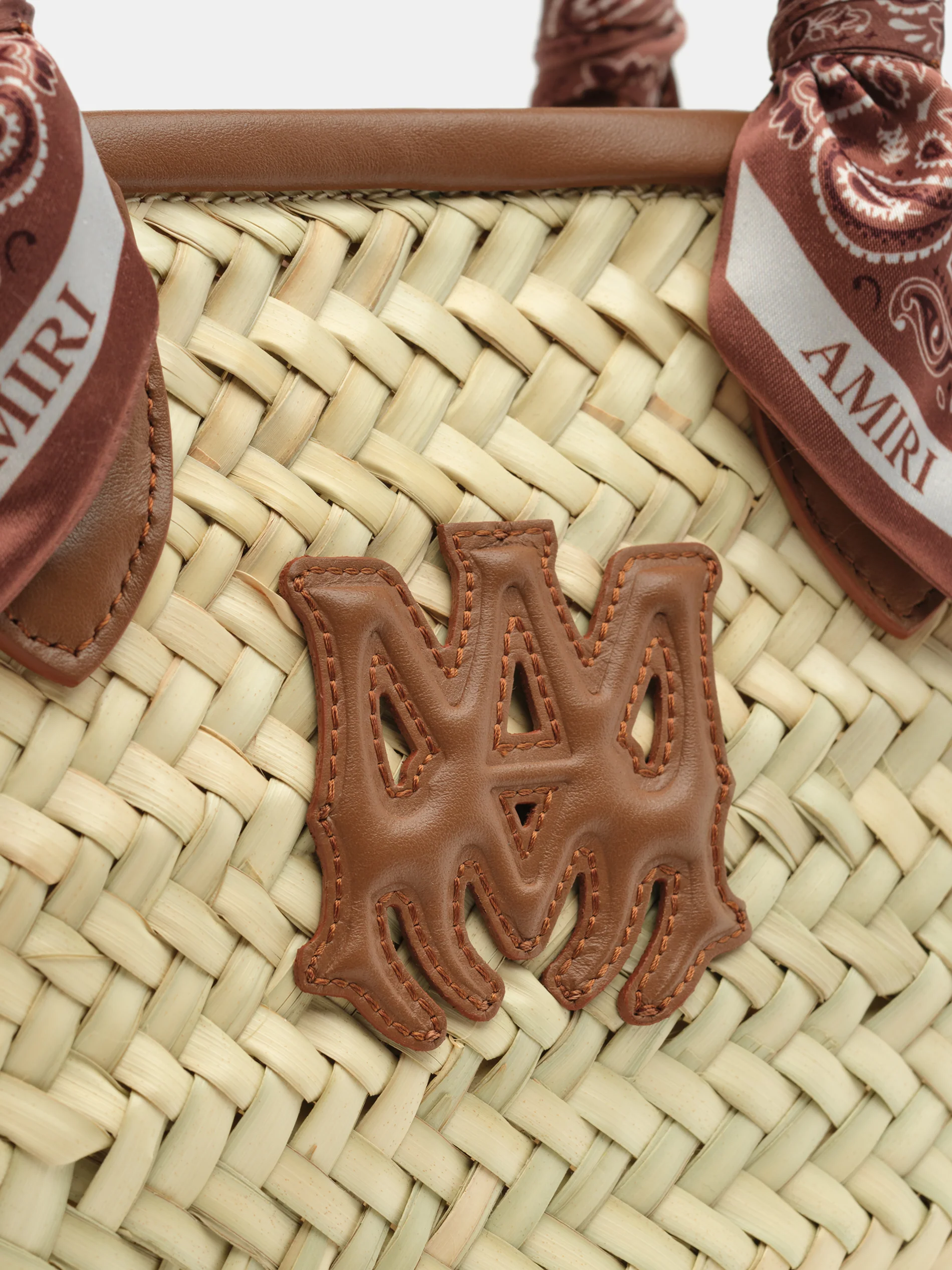 WOMEN - WOMEN'S MA RAFFIA MICRO TOTE - Brown - Image 4