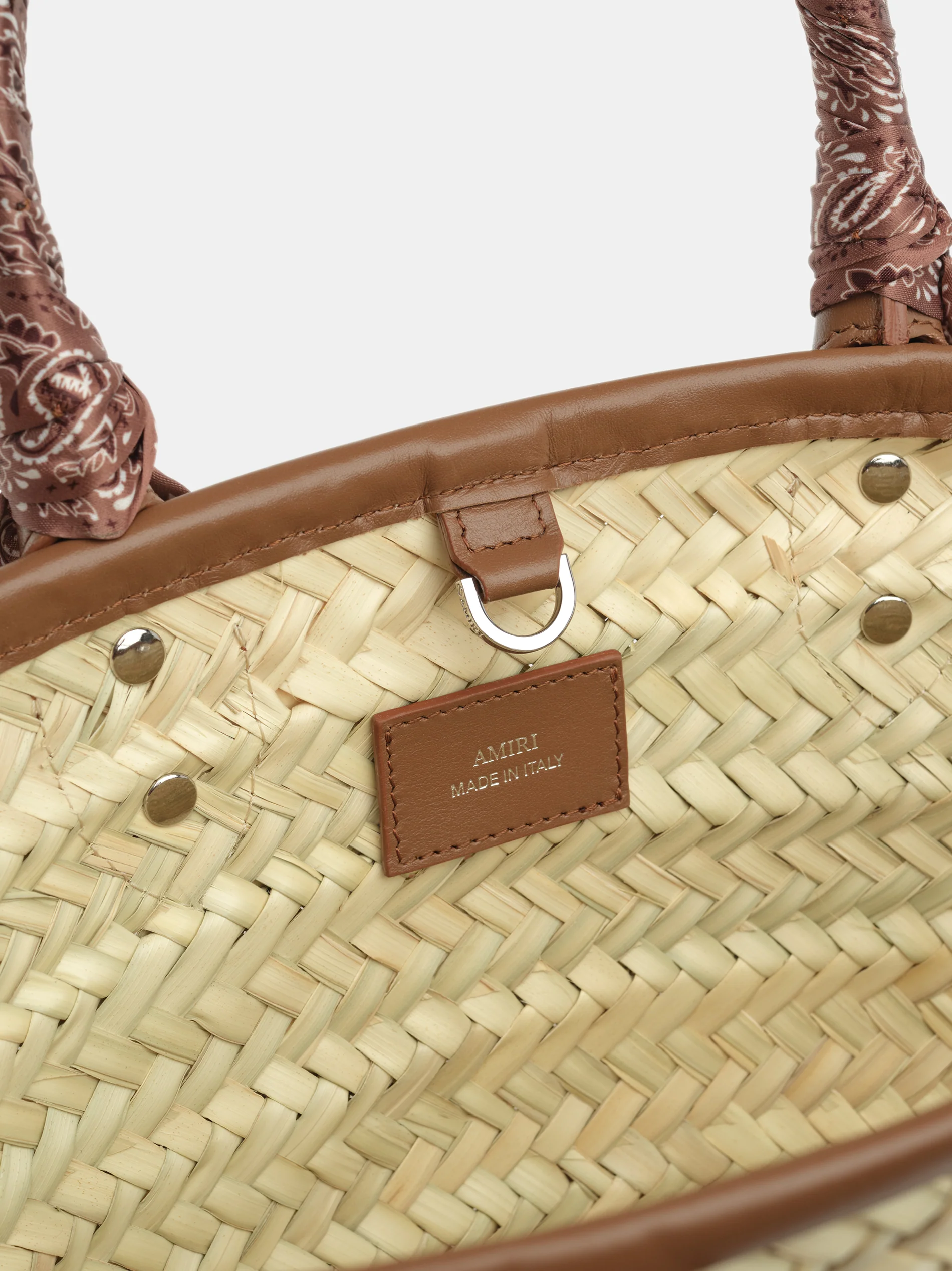 WOMEN - WOMEN'S MA RAFFIA MICRO TOTE - Brown - Image 5